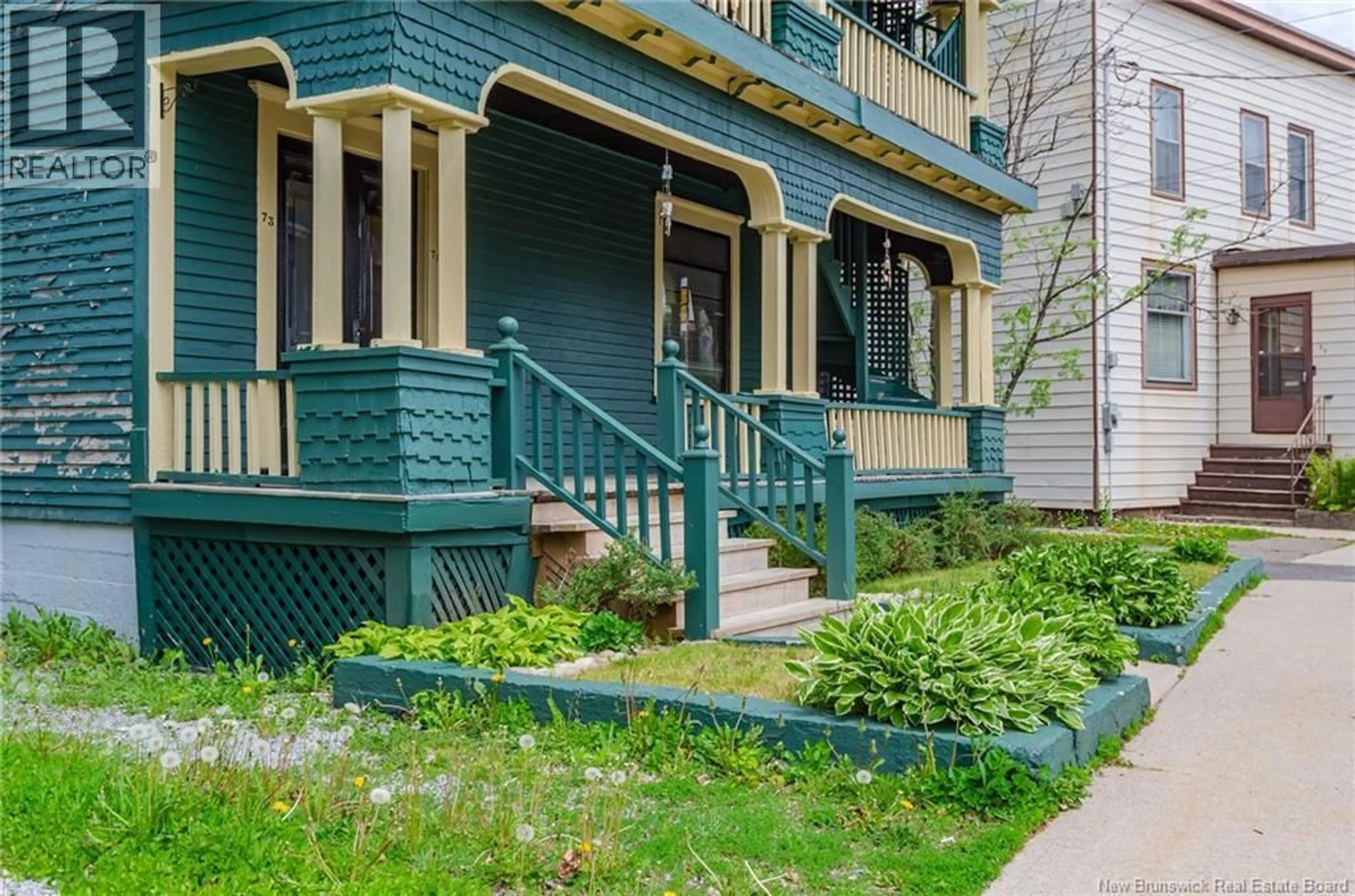 Patio, street for 73-75 CLARENDON STREET, Saint John New Brunswick E2K1A5