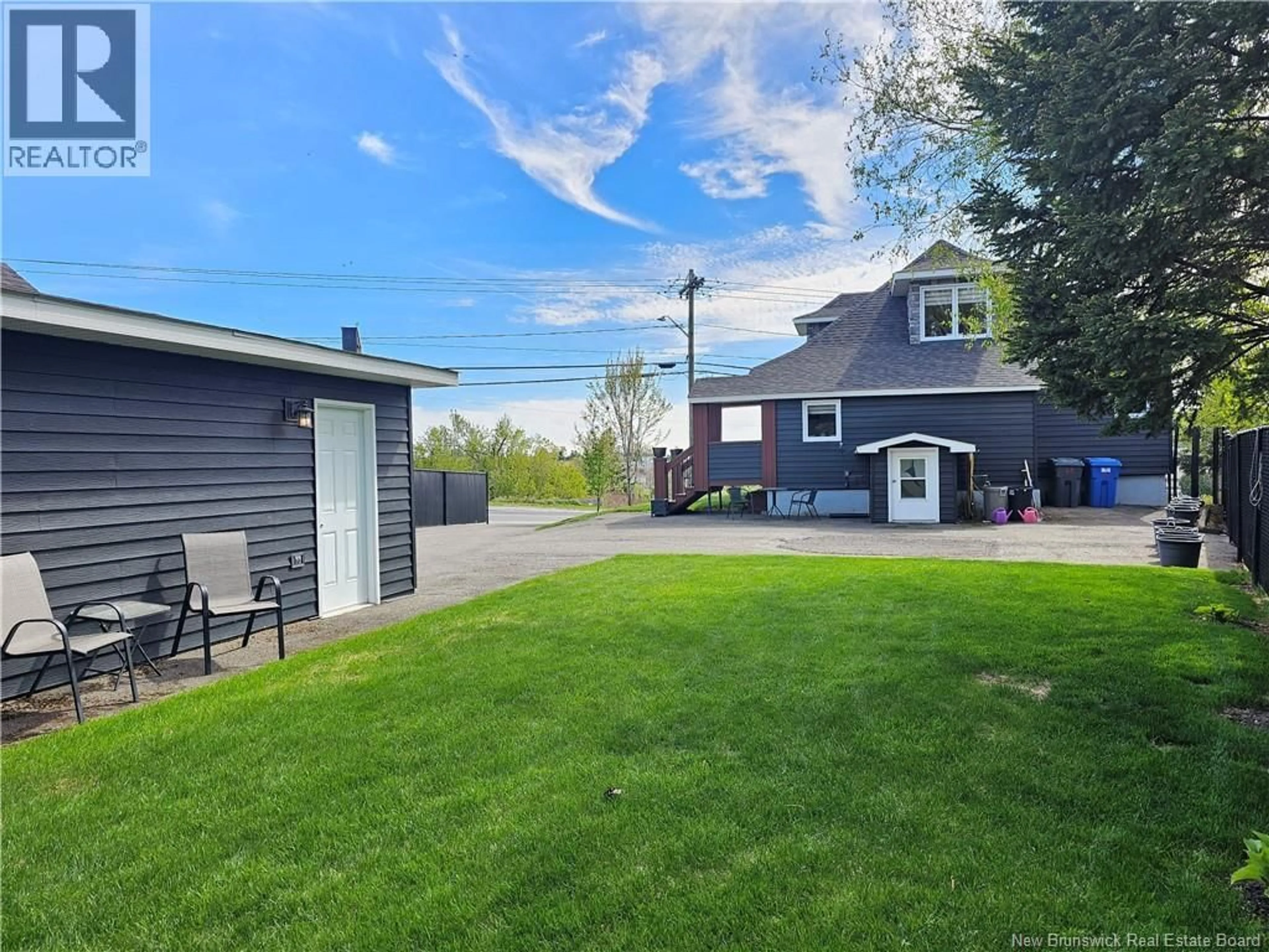 A pic from outside/outdoor area/front of a property/back of a property/a pic from drone, unknown for 45 TOBIQUE STREET, Grand Falls New Brunswick E3Y1B9