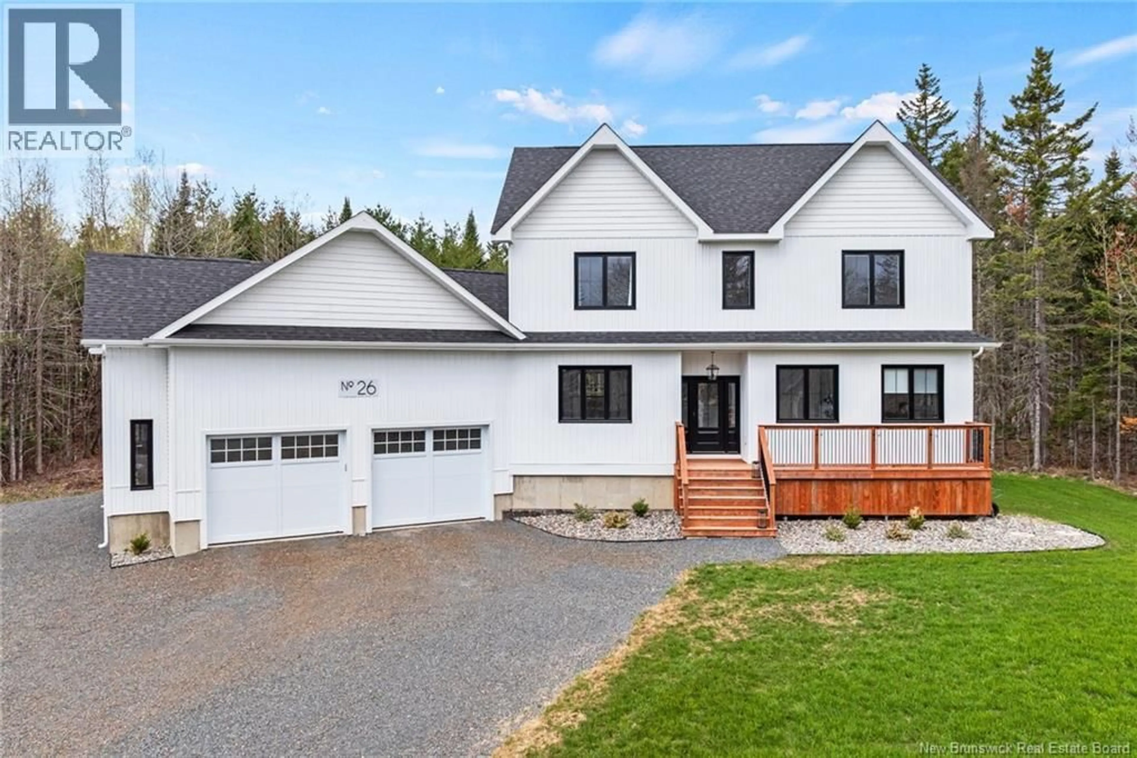 Home with vinyl exterior material, unknown for 26 CALEAH LANE, Hanwell New Brunswick E3C0P9