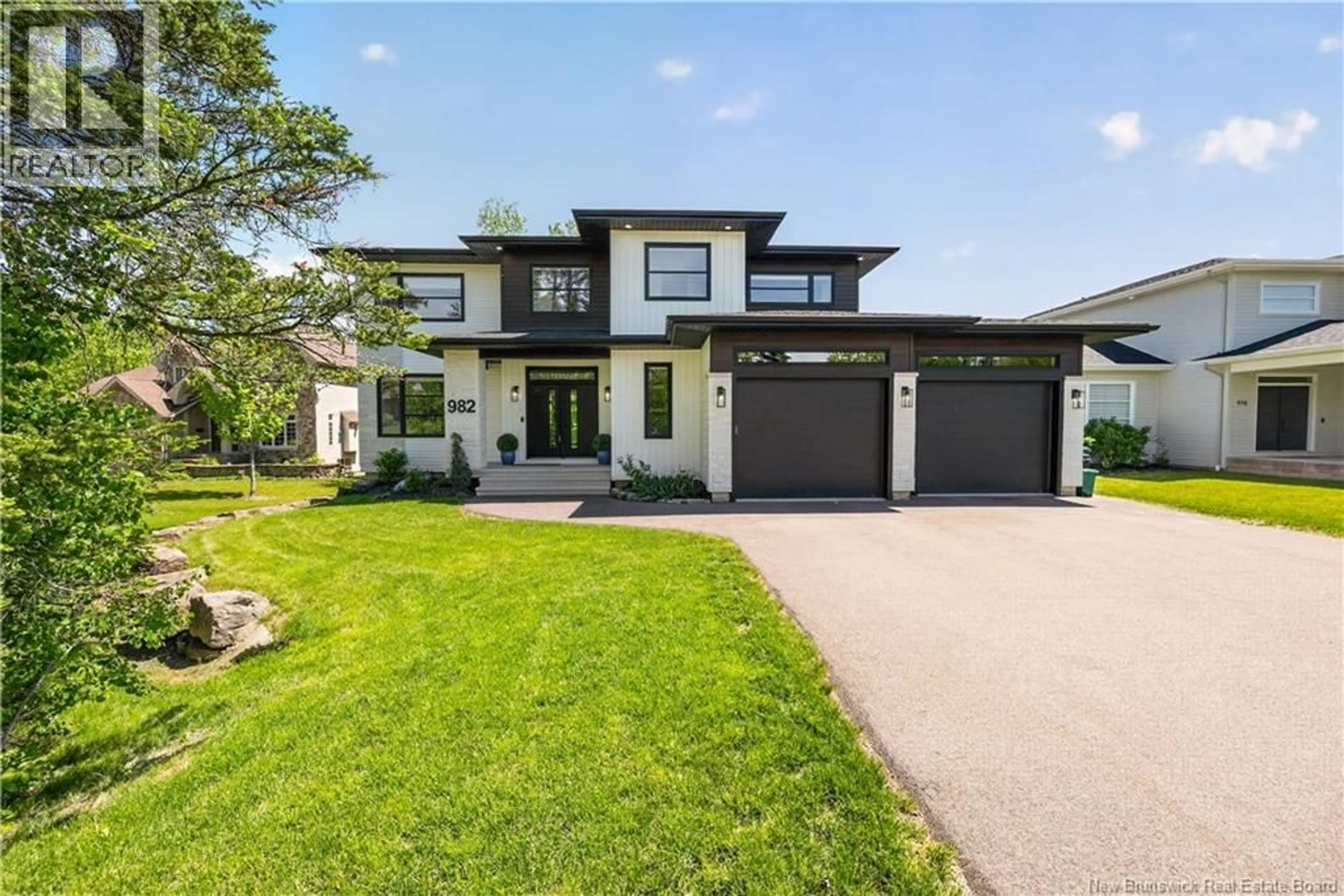 Home with brick exterior material, street for 982 BOURQUE ROAD, Dieppe New Brunswick E1A7L3