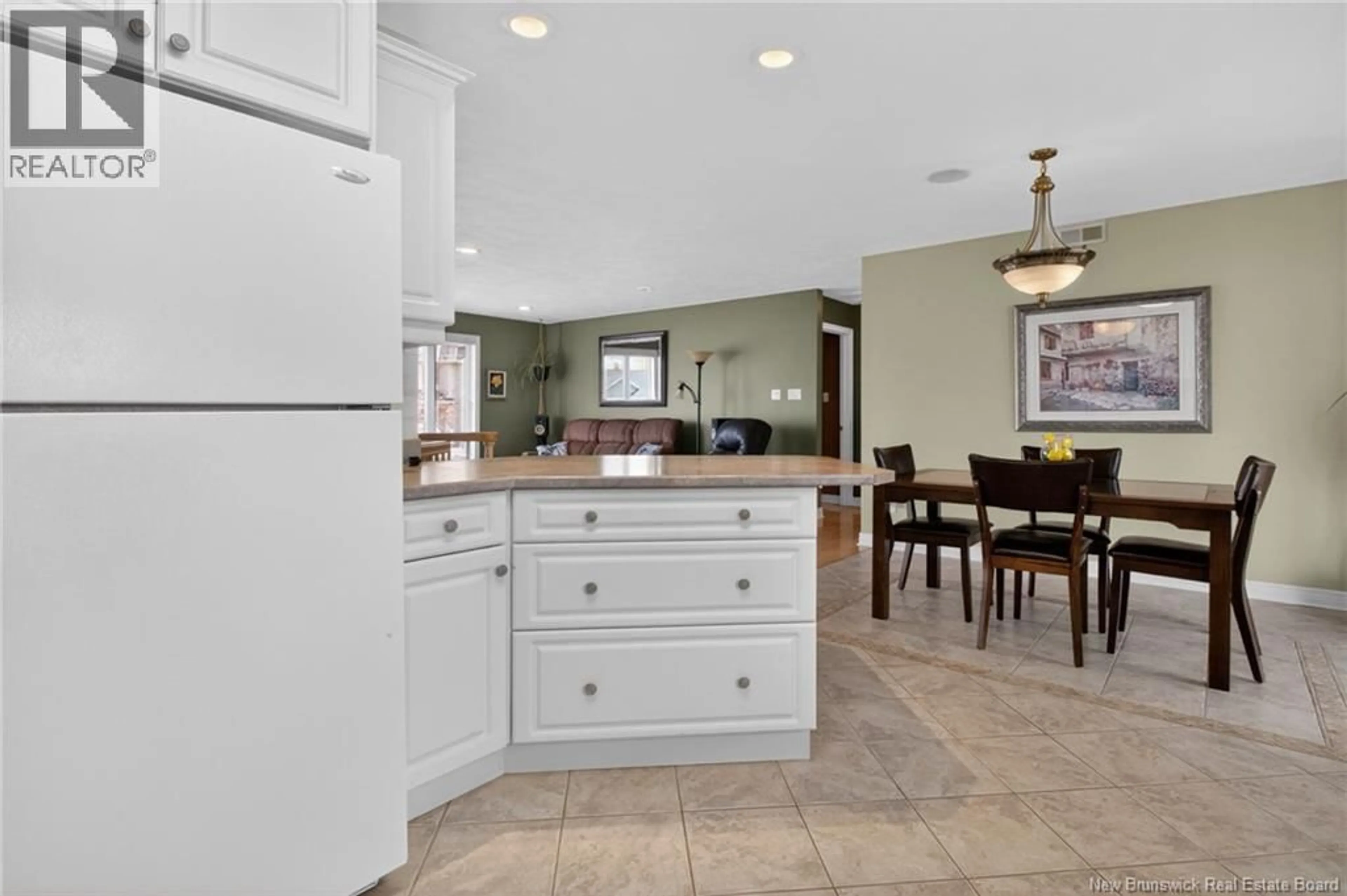 Open concept kitchen, ceramic/tile floor for 36 LABELLE, Moncton New Brunswick E1G4V4
