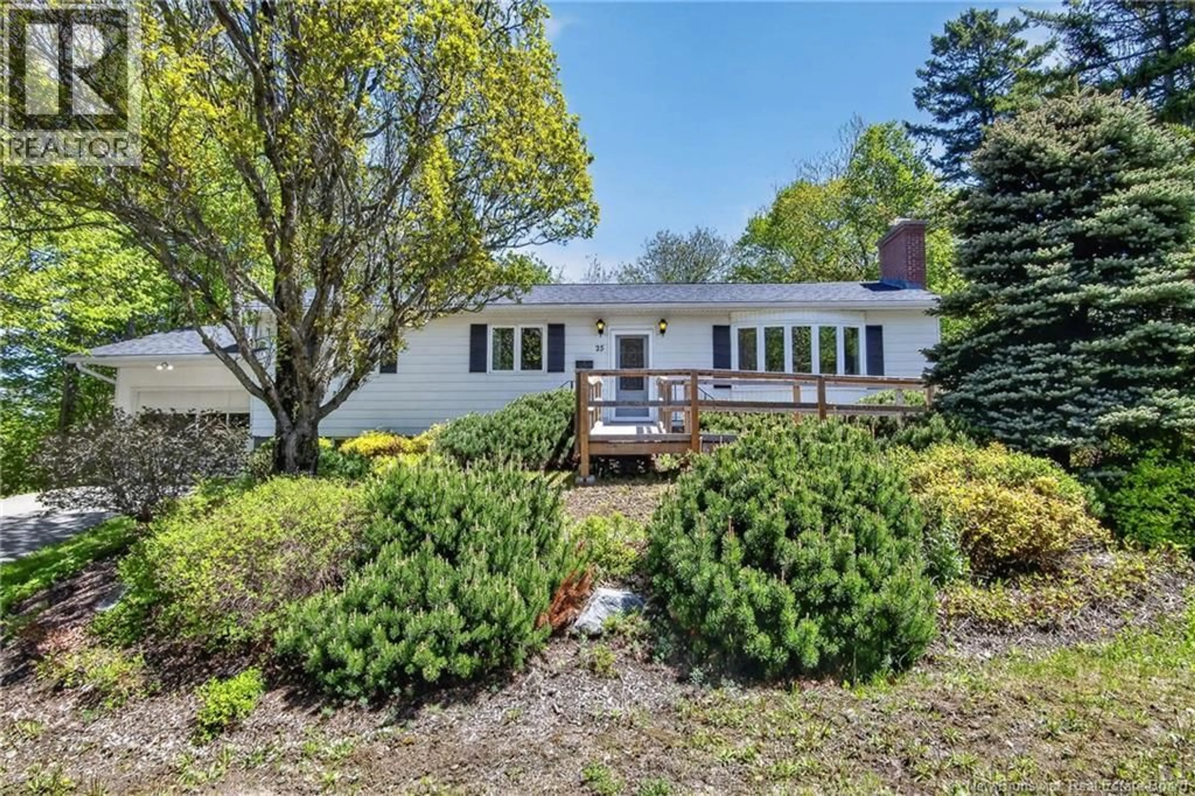 A pic from outside/outdoor area/front of a property/back of a property/a pic from drone, water/lake/river/ocean view for 25 ERISKAY DRIVE, Rothesay New Brunswick E2E5T5
