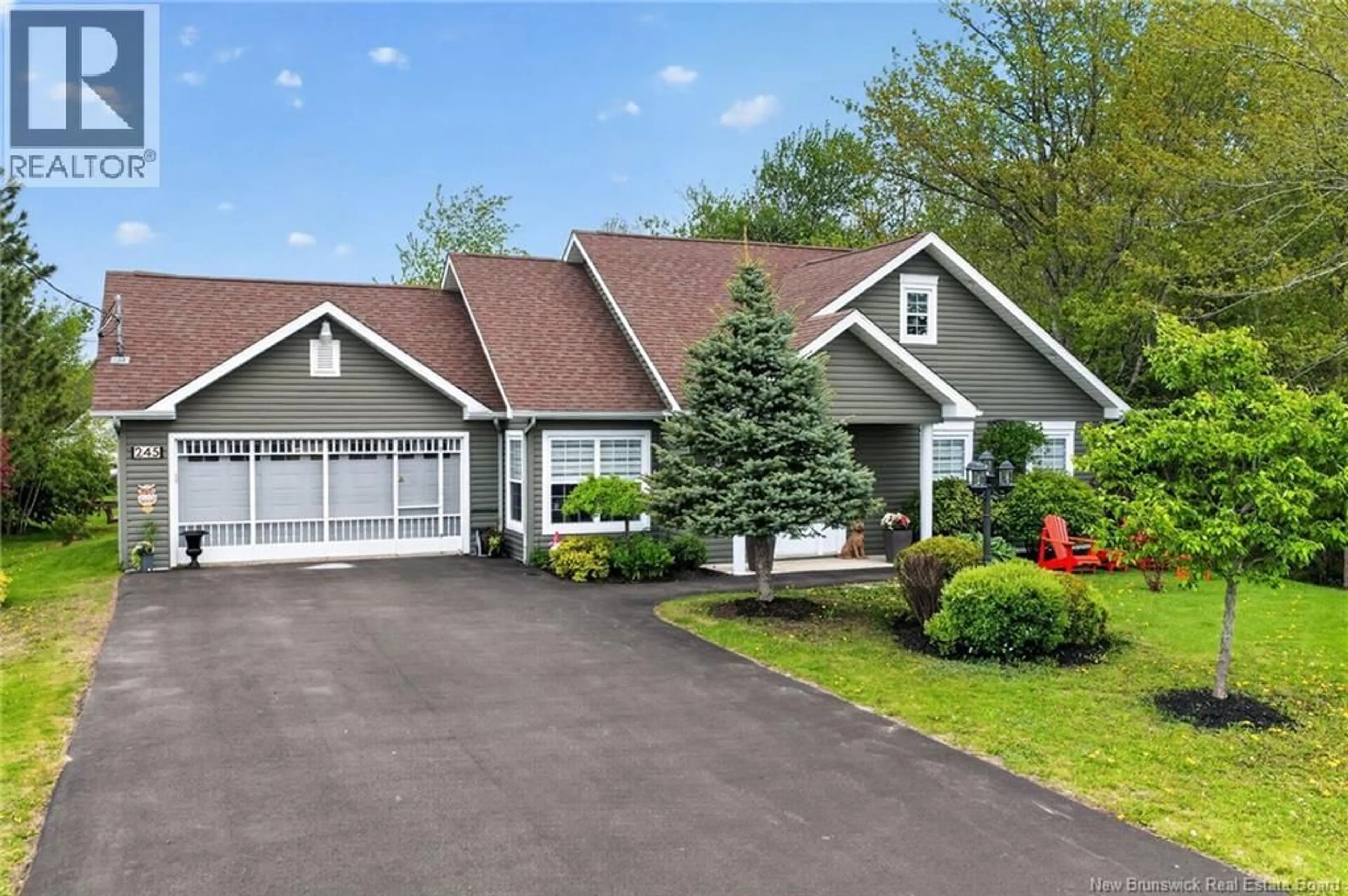 Home with vinyl exterior material, street for 245 YVON STREET, Saint-Antoine New Brunswick E4V1K9