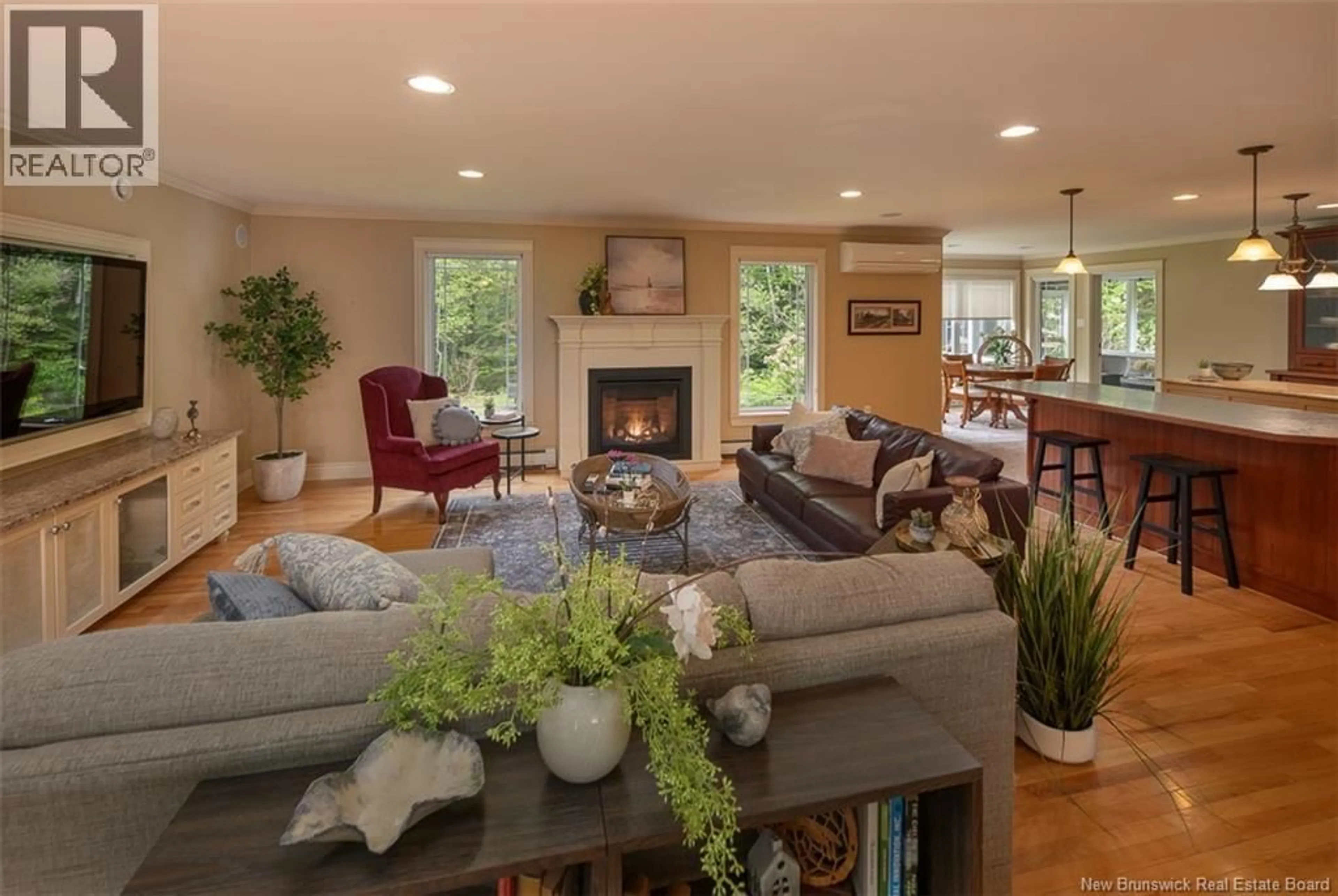 Living room with furniture, unknown for 49 STARLING CRESCENT, Hanwell New Brunswick E3E2P8