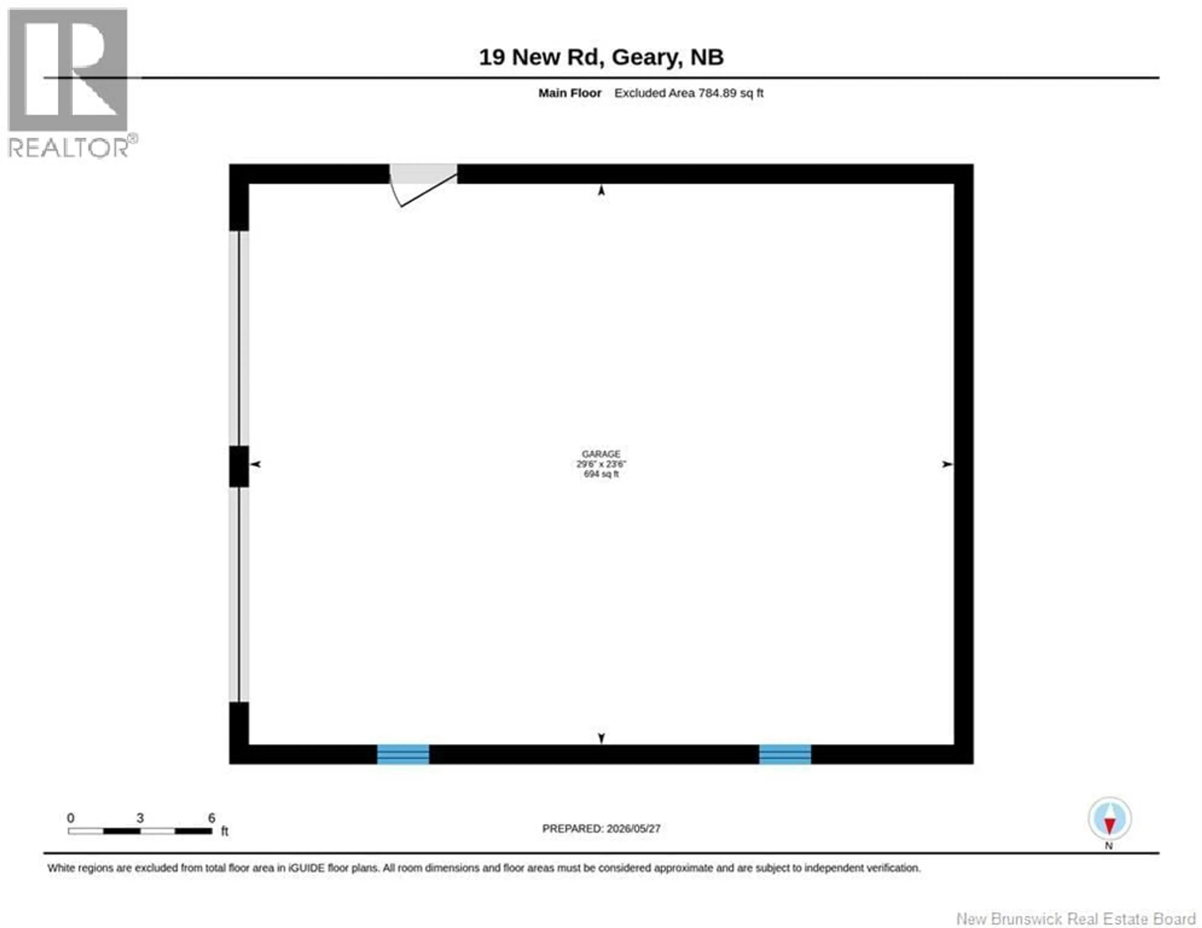 Floor plan for 19 NEW ROAD, Geary New Brunswick E2V4A7