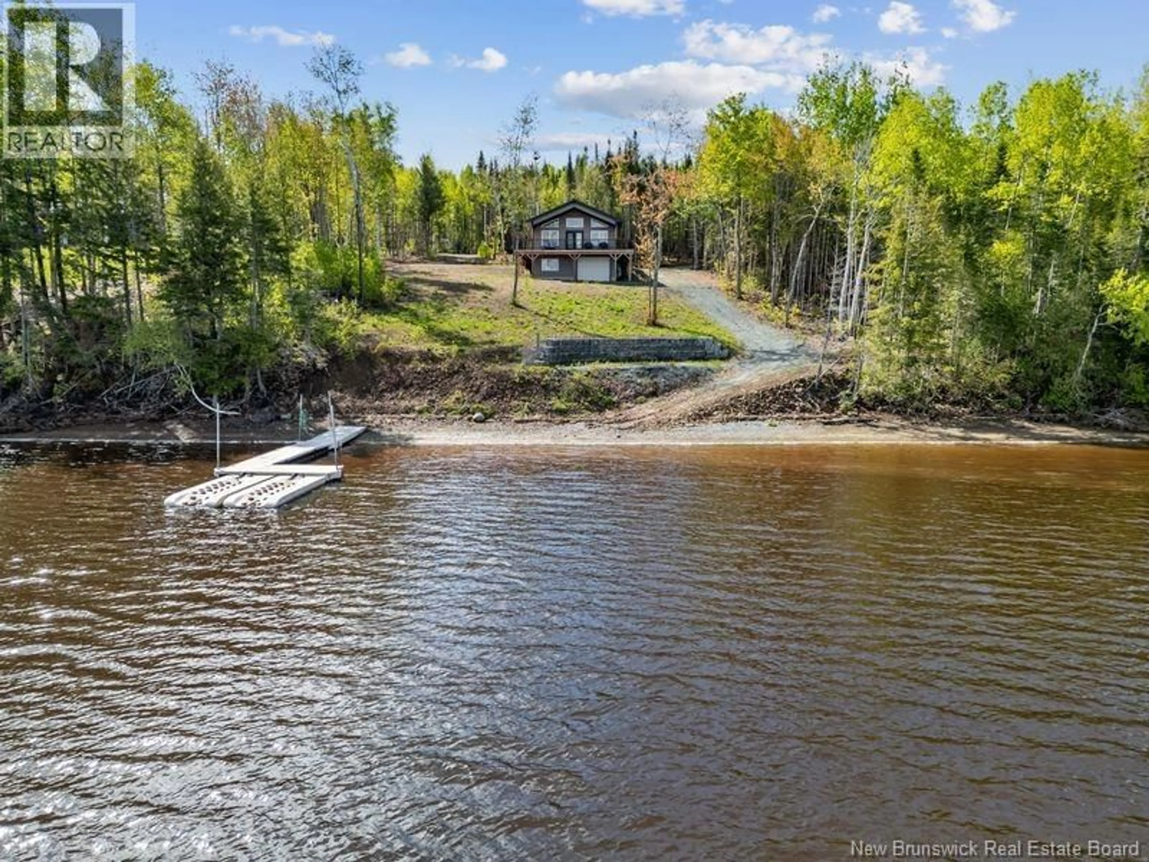 A pic from outside/outdoor area/front of a property/back of a property/a pic from drone, water/lake/river/ocean view for 1729 BASS RIVER POINT ROAD, Bass River New Brunswick E4T1J7