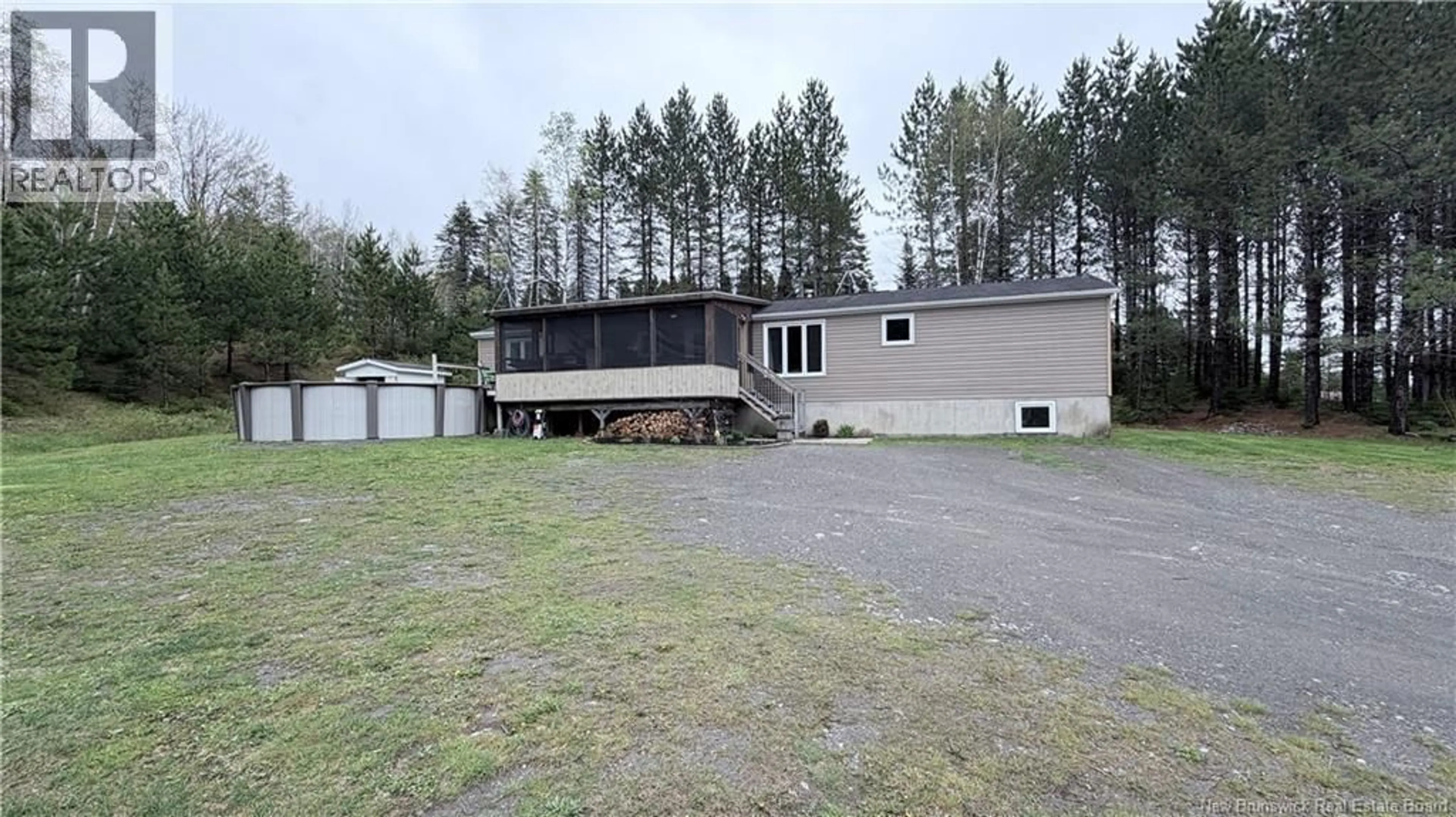 A pic from outside/outdoor area/front of a property/back of a property/a pic from drone, unknown for 357 DE LA GRANDE RIVIERE ROAD, Saint-Léonard New Brunswick E7E2K3