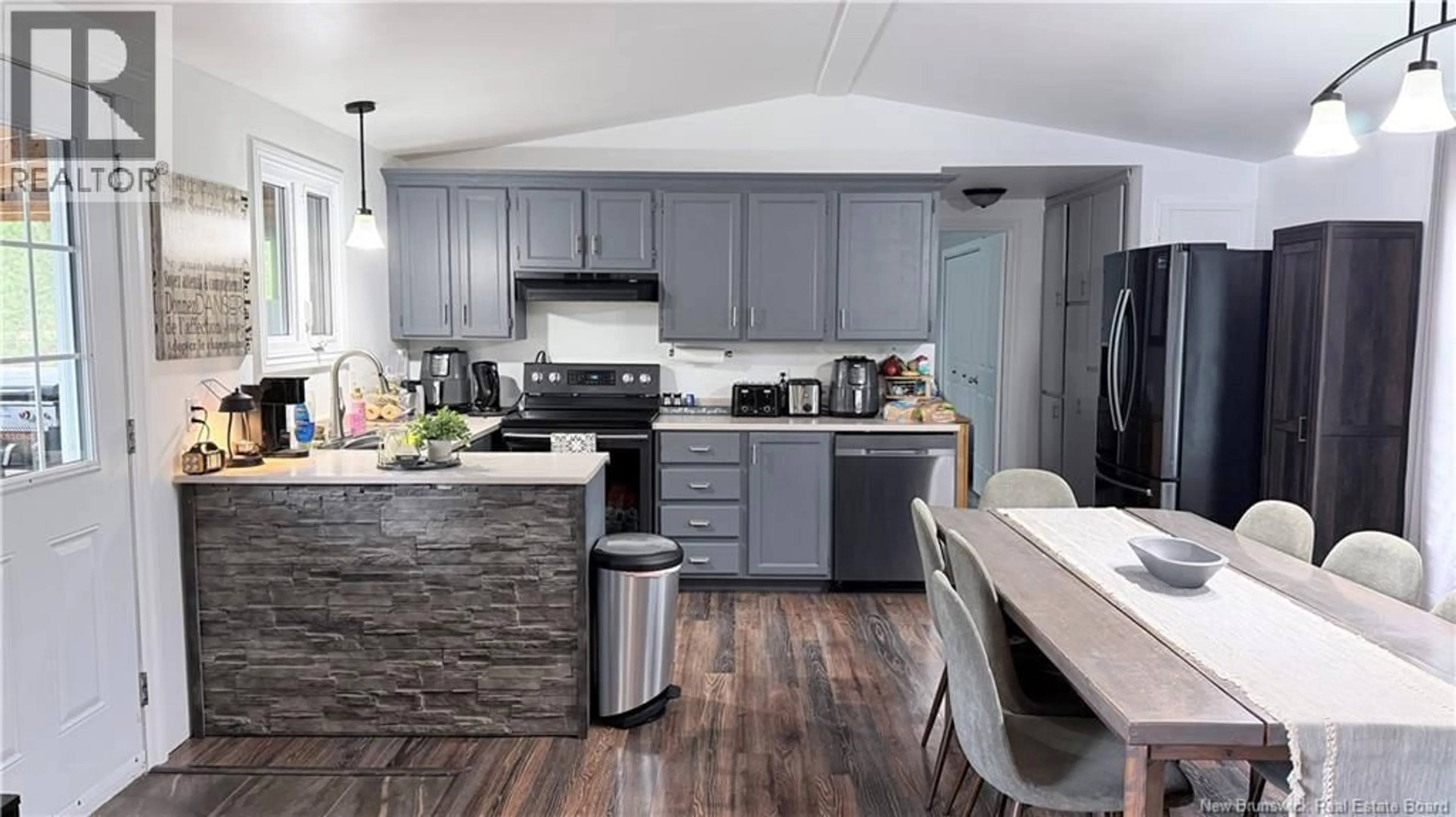 Open concept kitchen, unknown for 357 DE LA GRANDE RIVIERE ROAD, Saint-Léonard New Brunswick E7E2K3