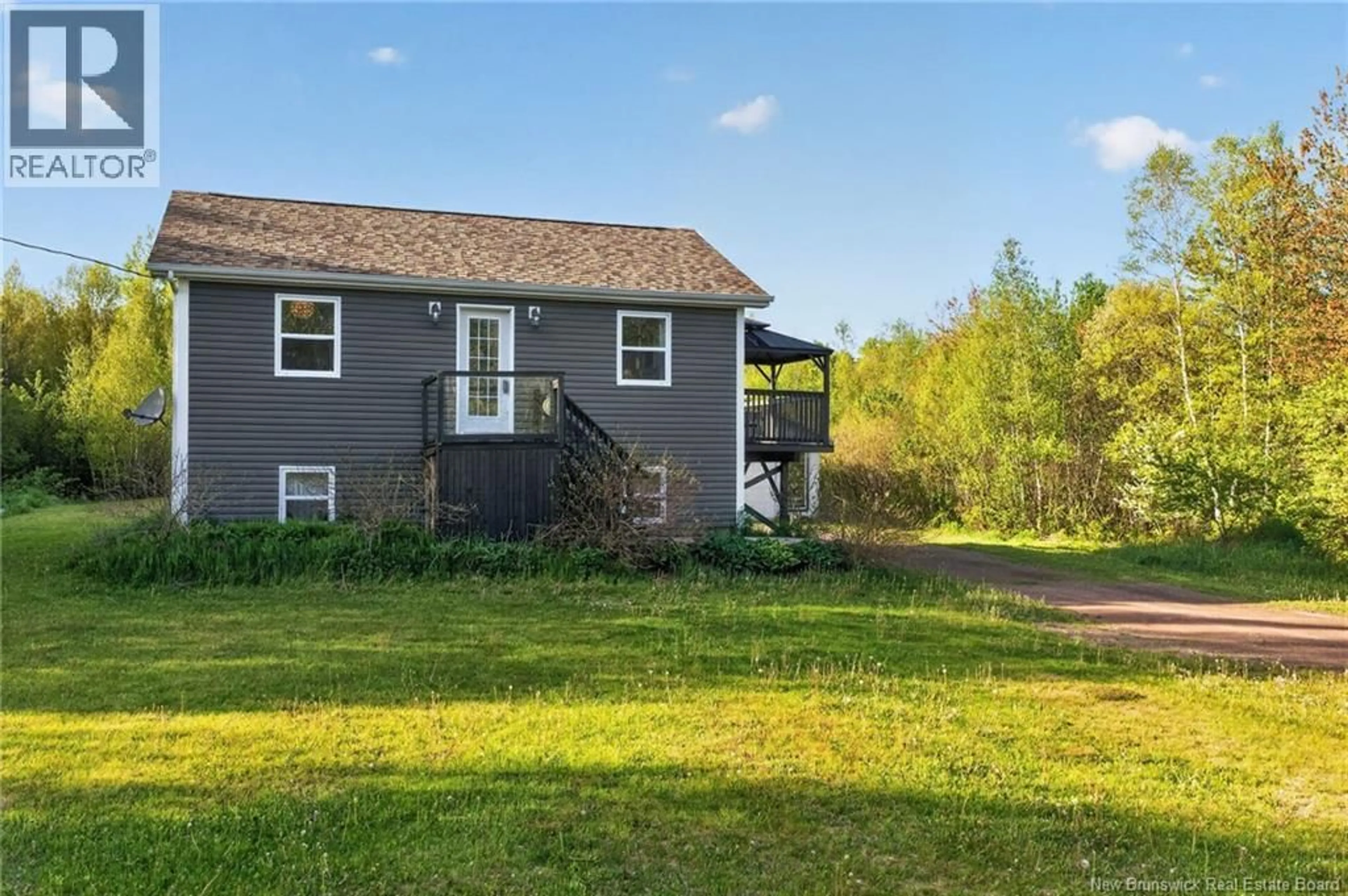 A pic from outside/outdoor area/front of a property/back of a property/a pic from drone, water/lake/river/ocean view for 612 MACDOUGALL ROAD, MacDougall Settlement New Brunswick E1H3H1