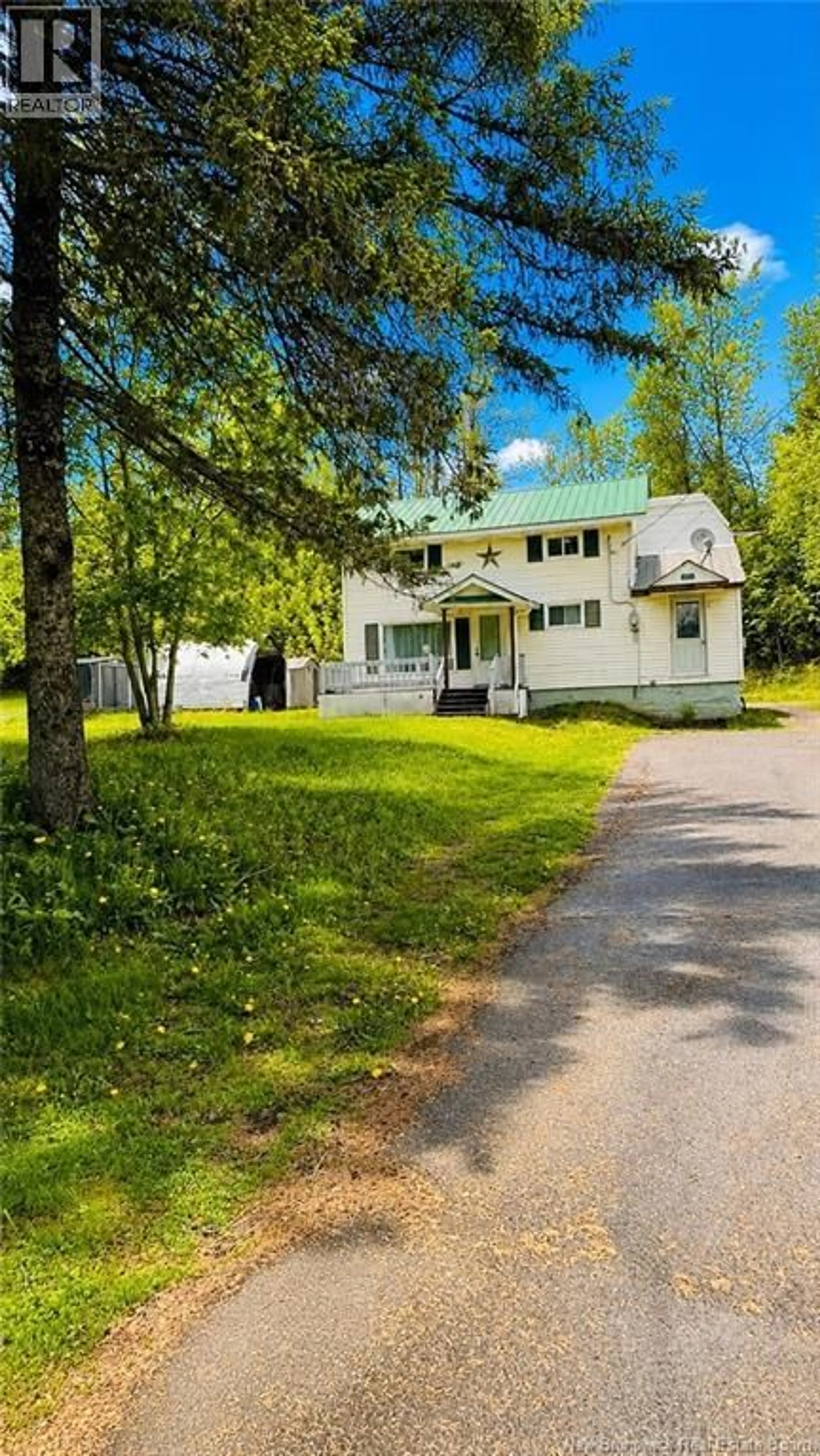 A pic from outside/outdoor area/front of a property/back of a property/a pic from drone, street for 876 CENTRAL STREET, Centreville New Brunswick E7K2E7