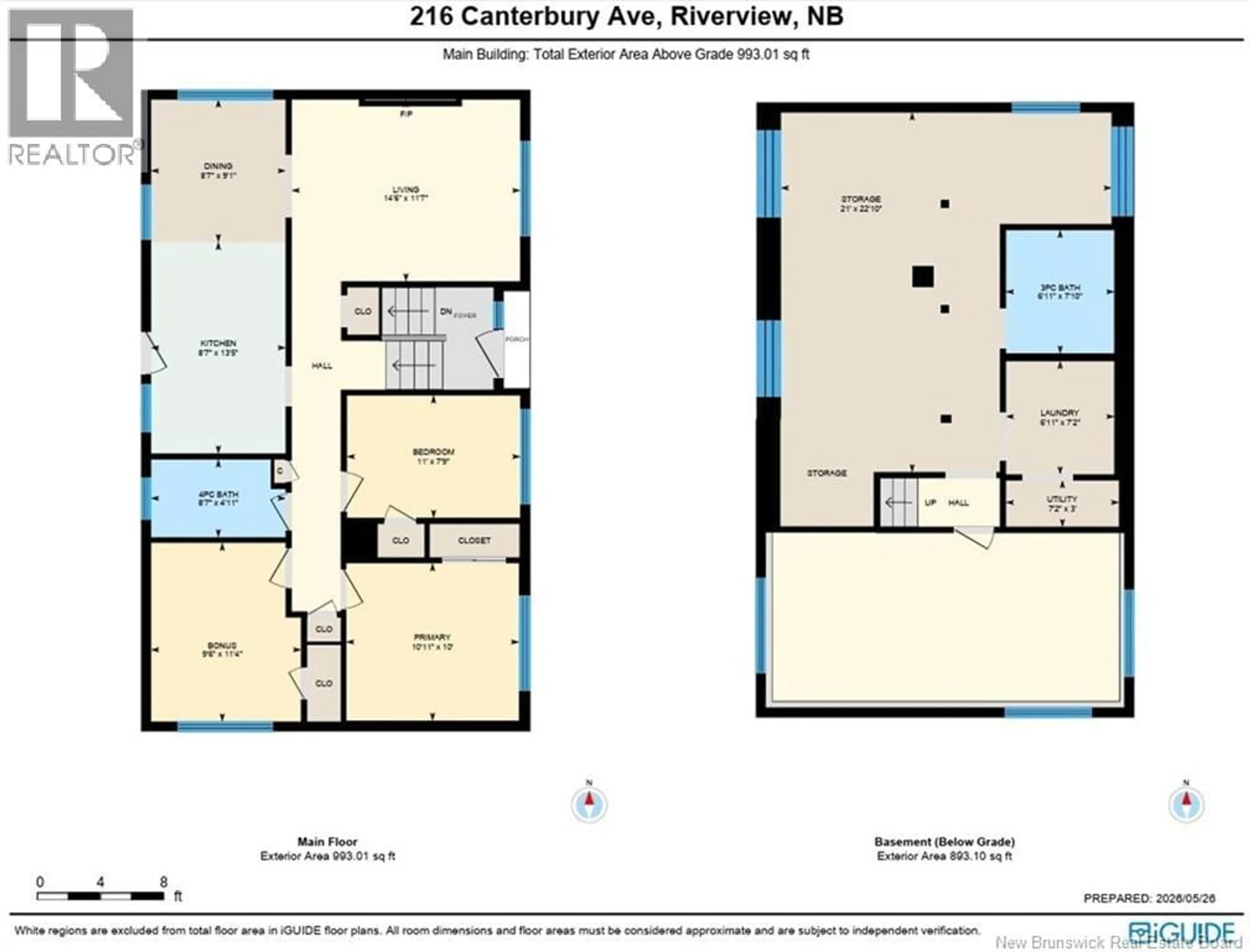 Floor plan for 216 CANTERBURY AVENUE, Riverview New Brunswick E1B2R5