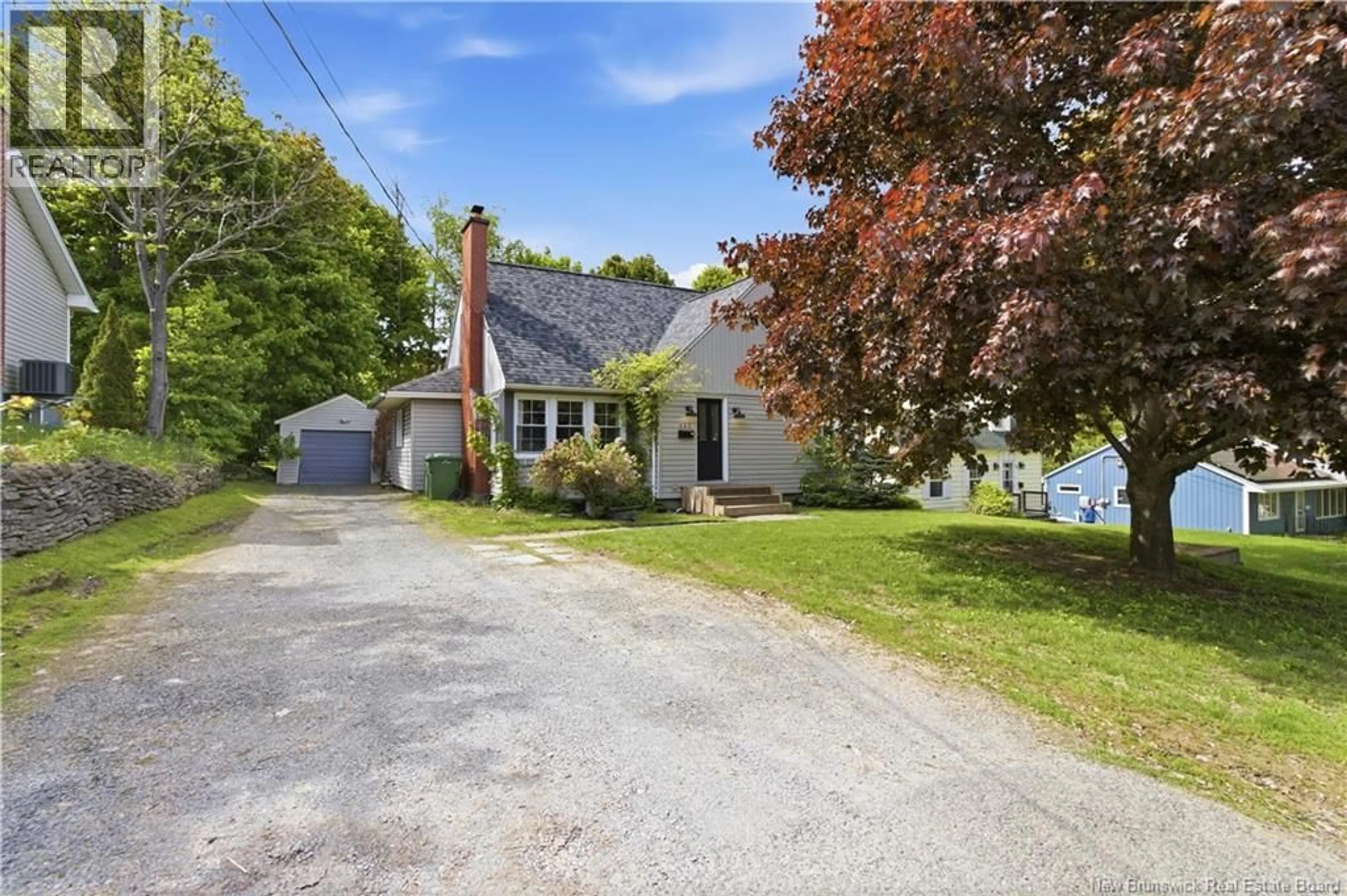 A pic from outside/outdoor area/front of a property/back of a property/a pic from drone, street for 683 MITCHELL STREET, Fredericton New Brunswick E3B3S7