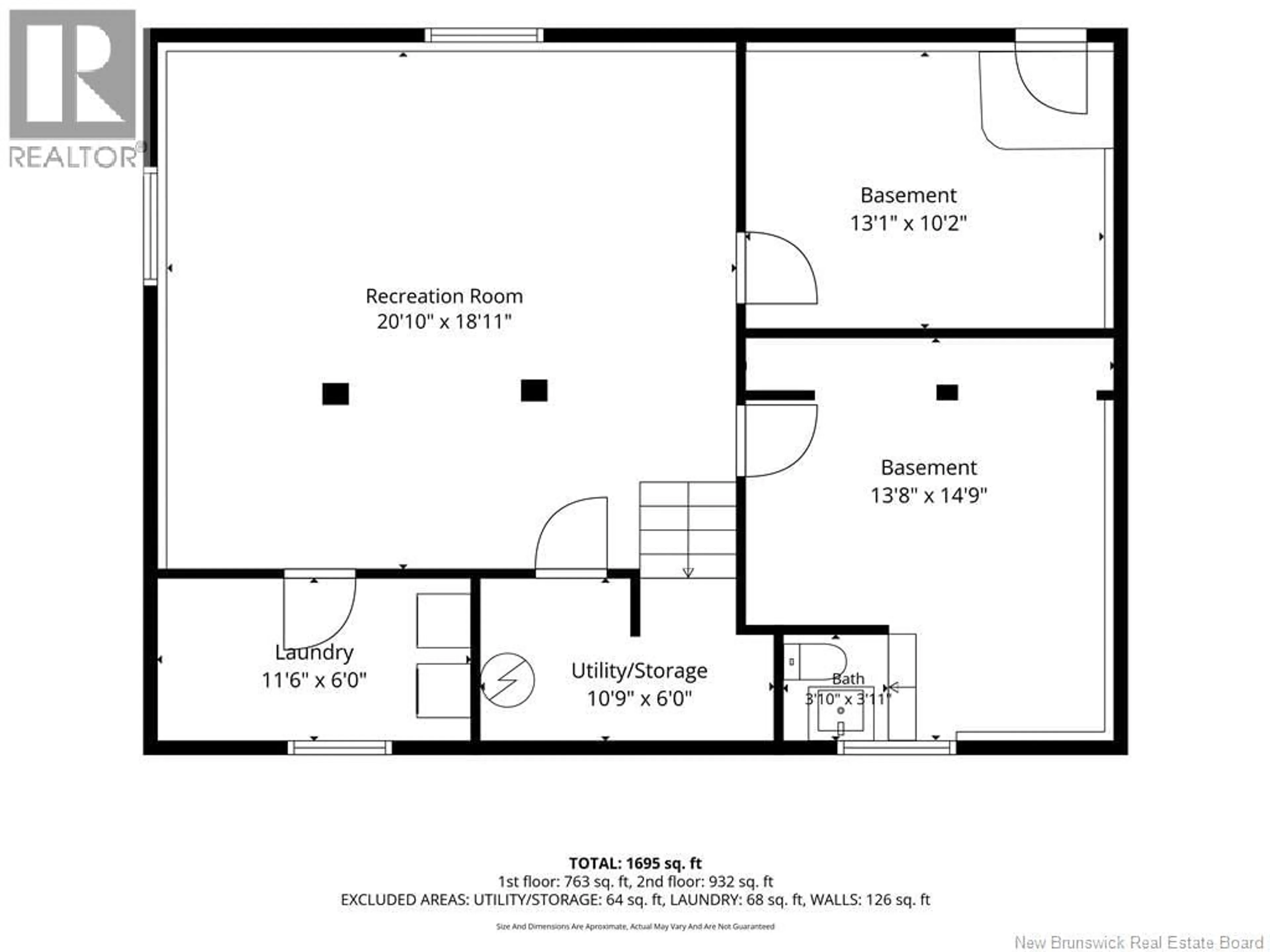 Floor plan for 377 MARGUERITE, Dieppe New Brunswick E1A7N7