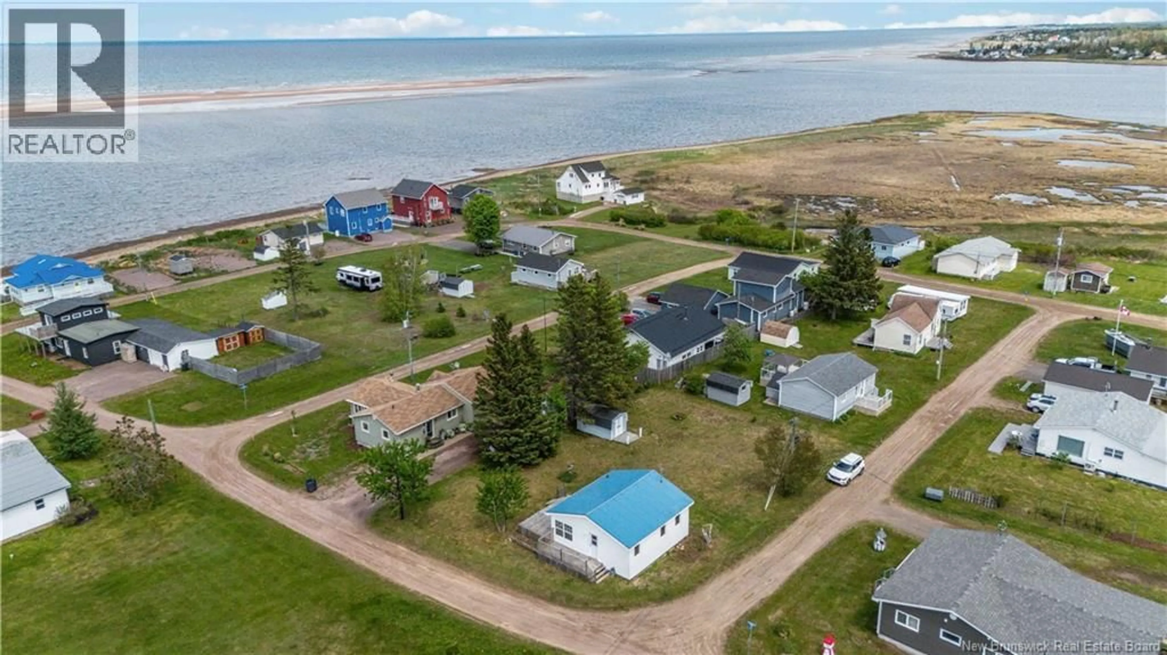 A pic from outside/outdoor area/front of a property/back of a property/a pic from drone, water/lake/river/ocean view for 6 ALBAN ROAD, Grand-Barachois New Brunswick E4P6S2