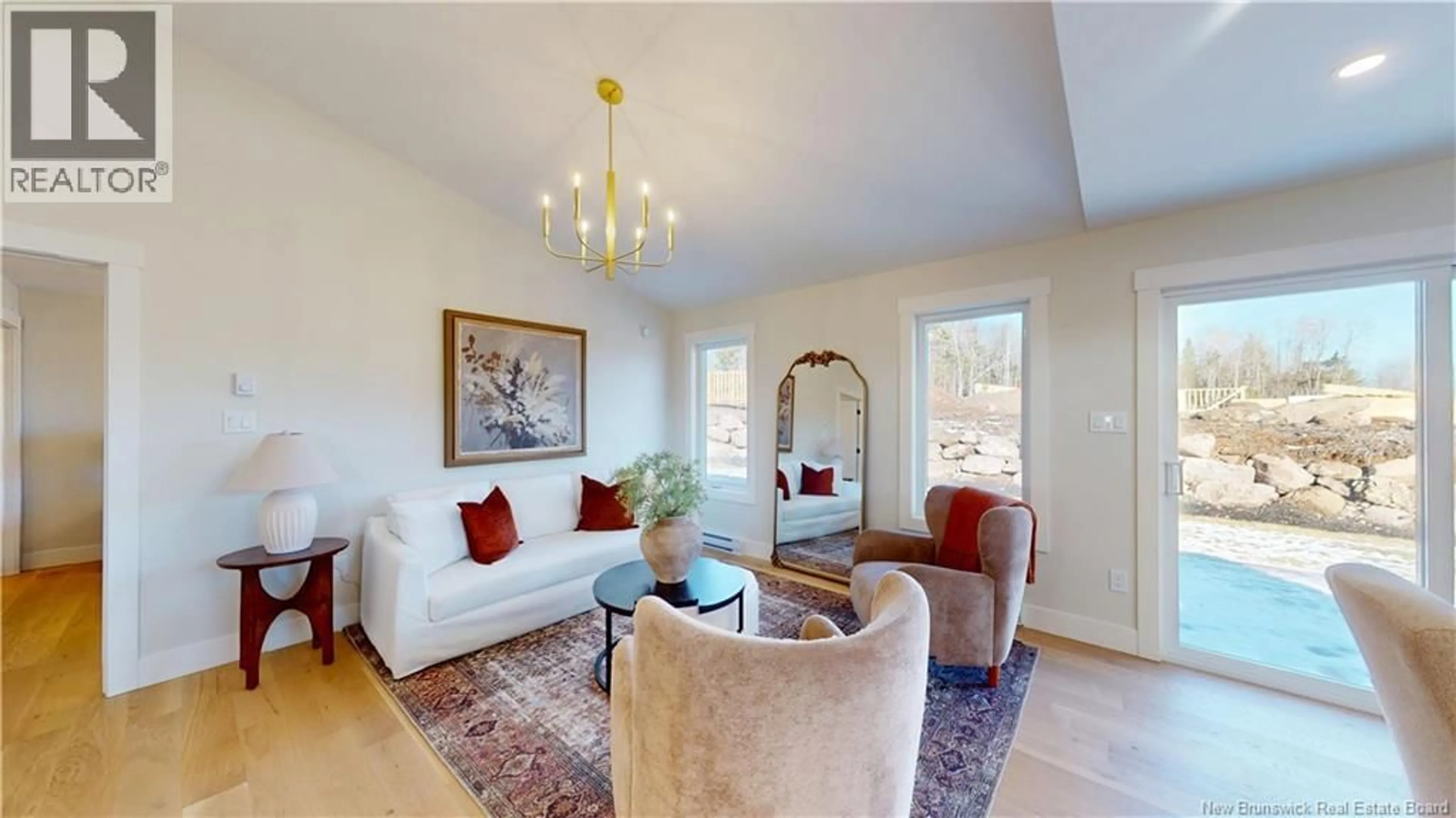 Living room with furniture, unknown for 24 - 17 WETMORE BOULEVARD, Quispamsis New Brunswick E2E0Y9