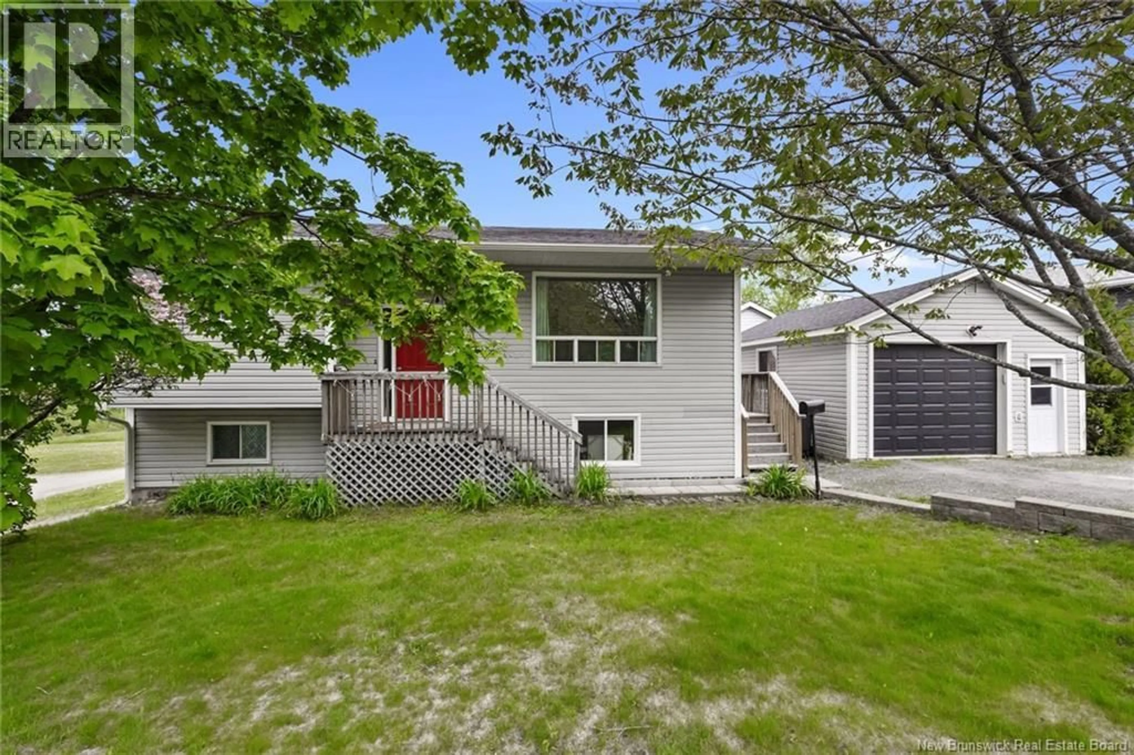 Home with vinyl exterior material, street for 818 WAASIS ROAD, Oromocto New Brunswick E2V2P1