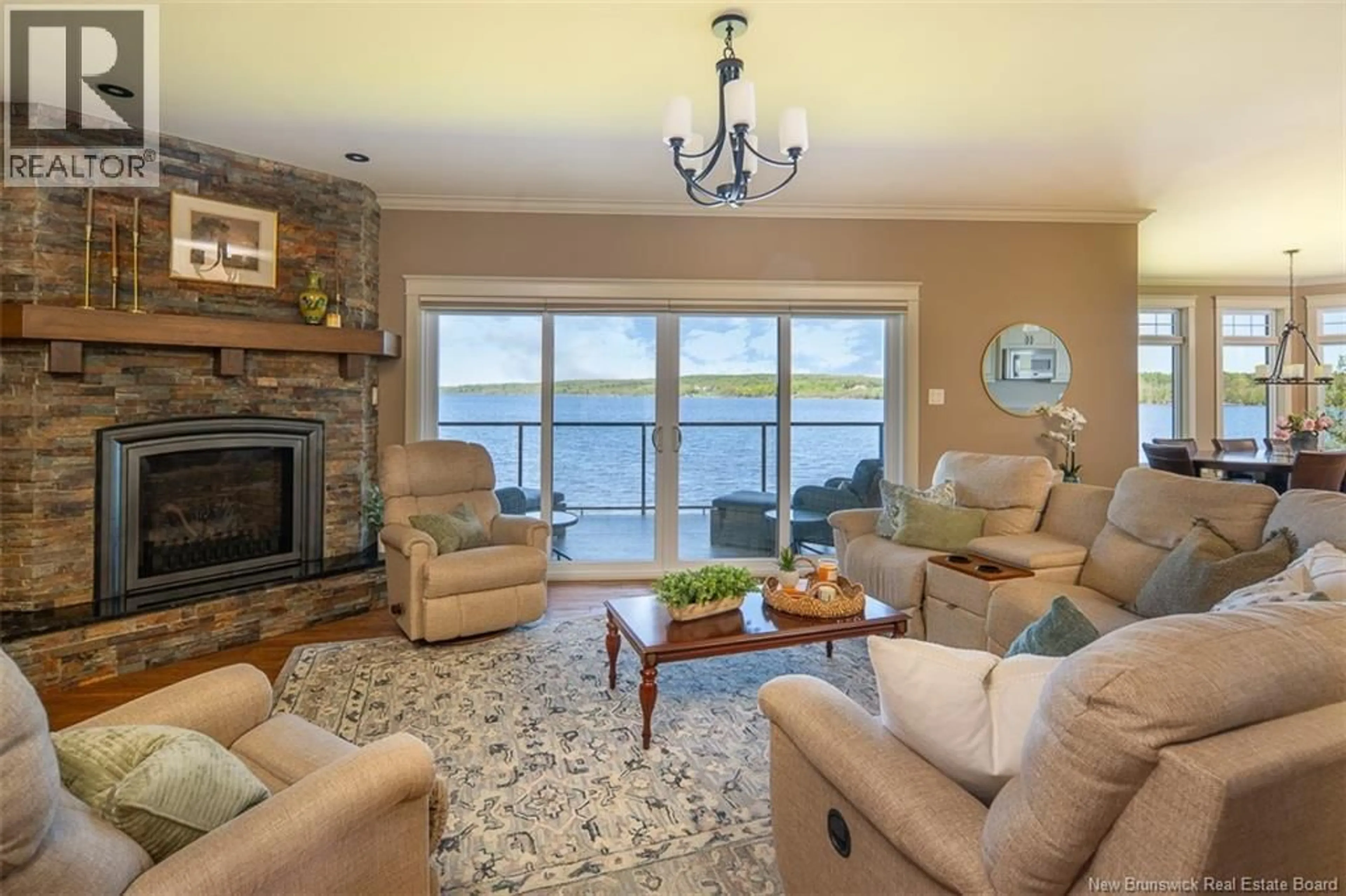 Living room with furniture, unknown for 40 AWESOME WAY, Upper Kingsclear New Brunswick E3E0C4