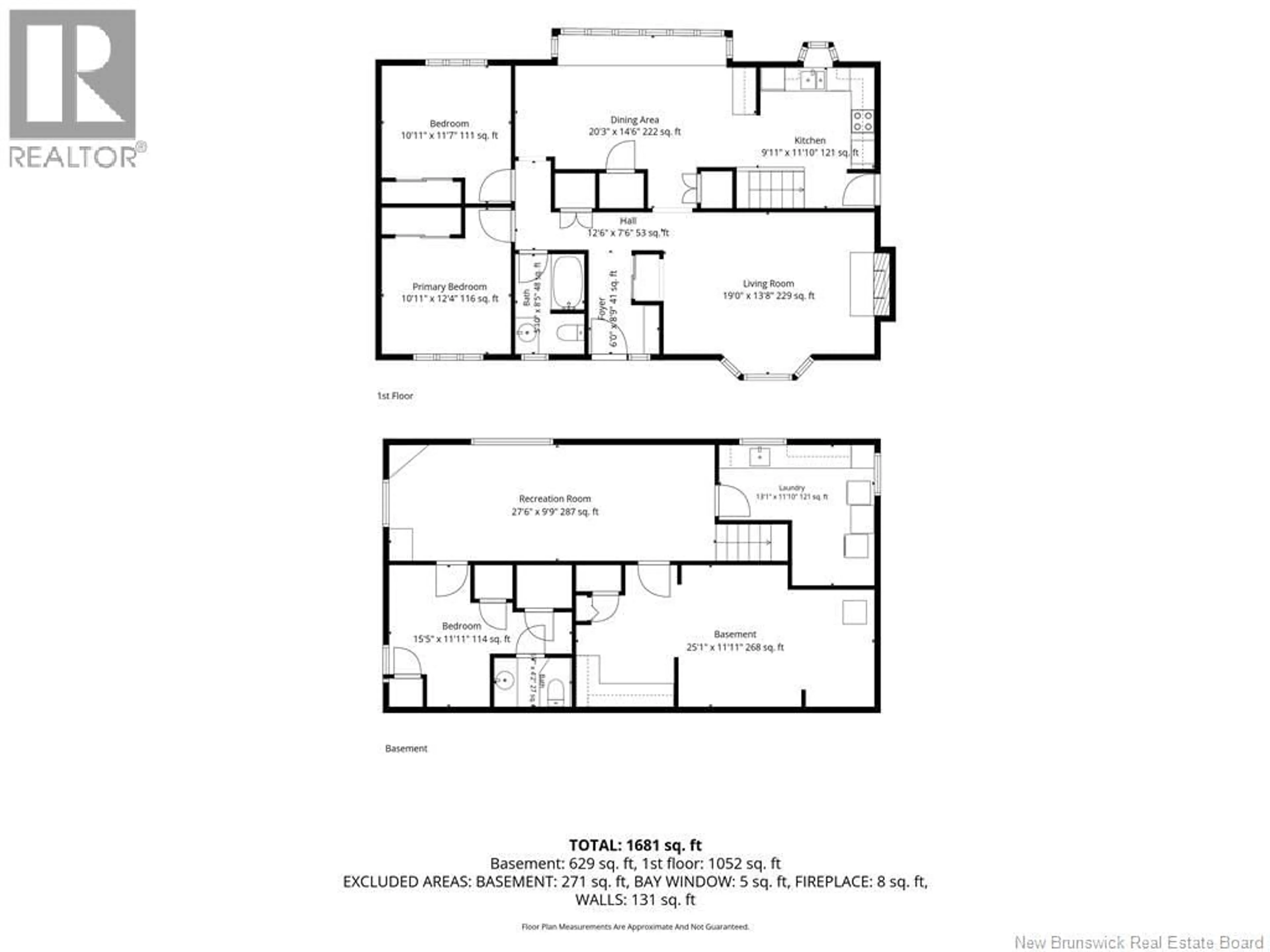 Floor plan for 9 WINCHESTER AVENUE, Moncton New Brunswick E1A4C6