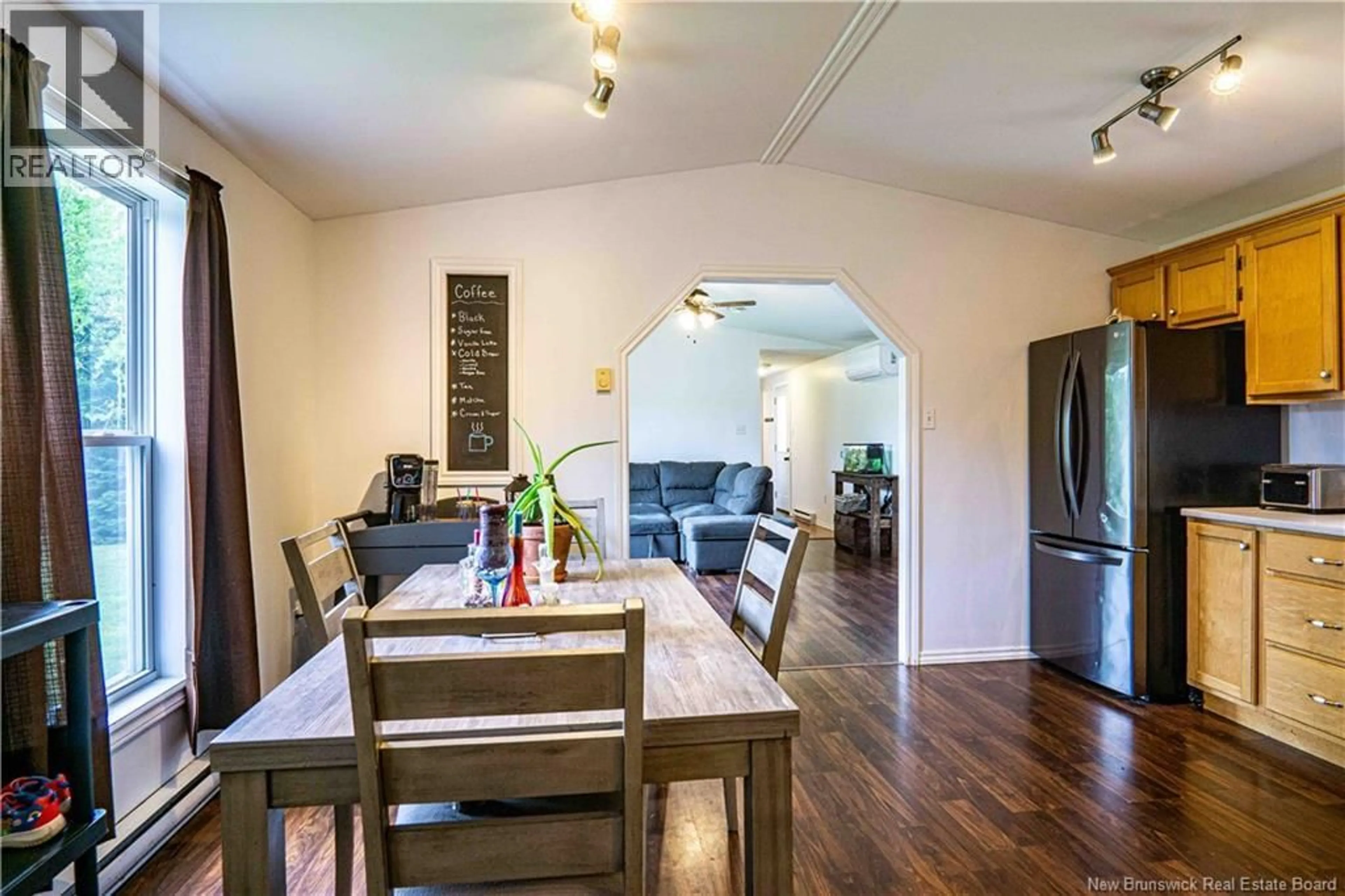 Dining room, wood/laminate floor for 142 BRANDON STREET, Rusagonis New Brunswick E3B0M4
