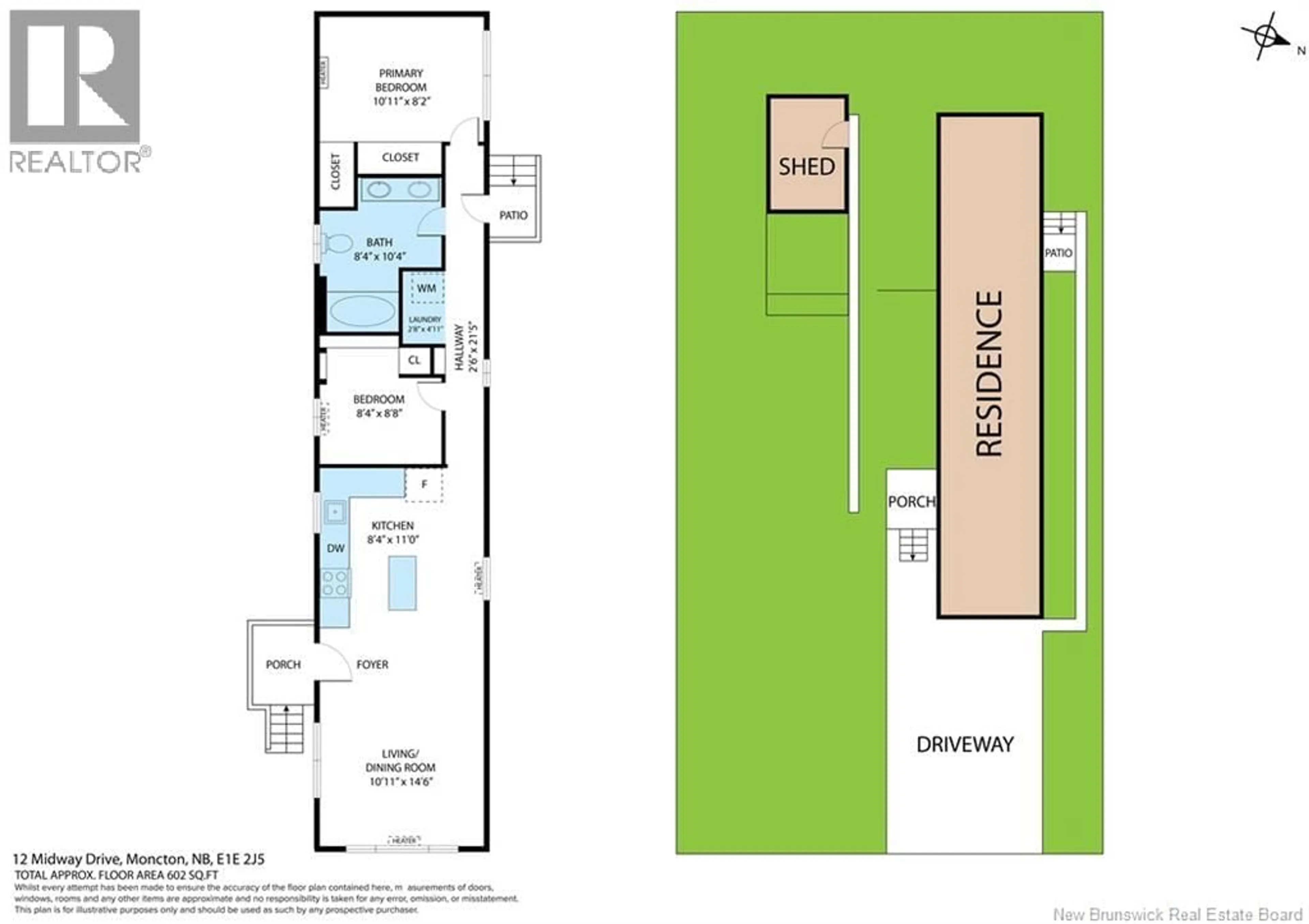 Floor plan for 12 MIDWAY DRIVE, Moncton New Brunswick E1E2J5