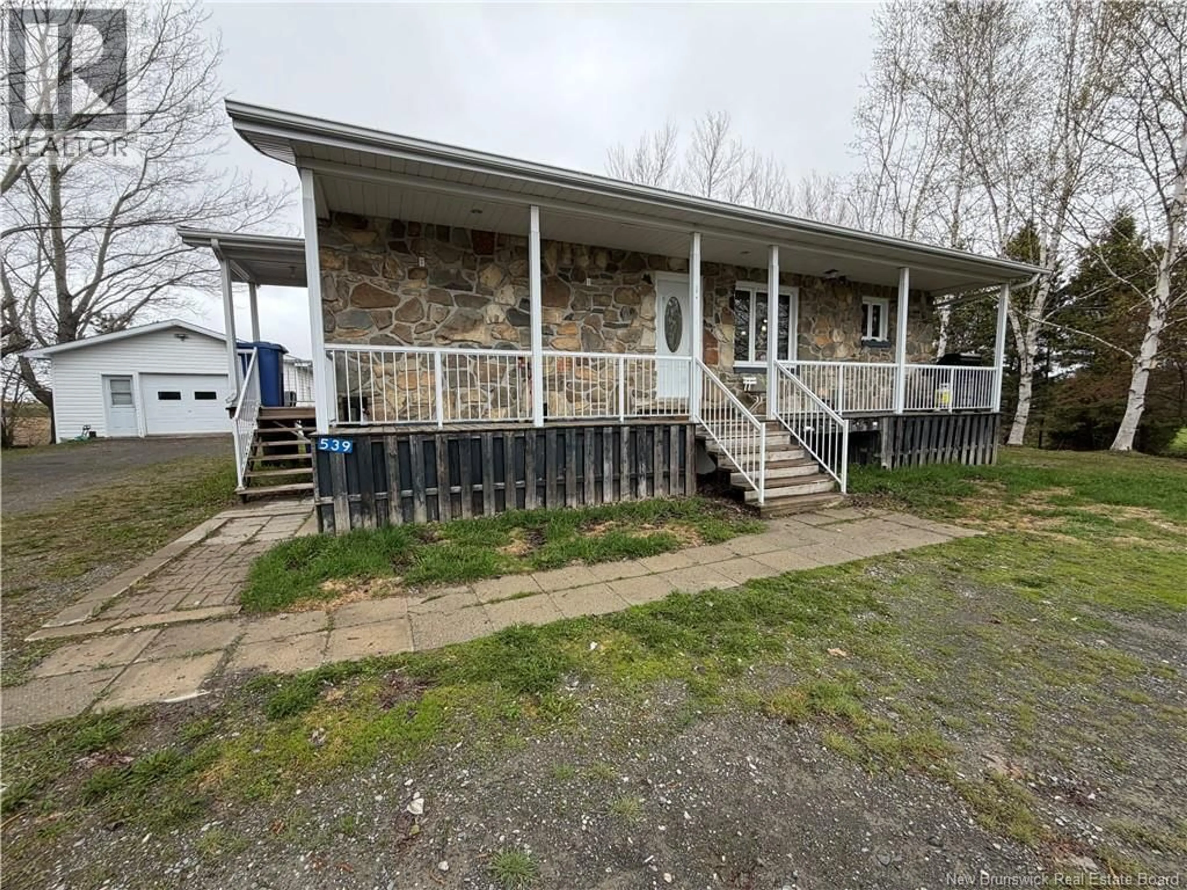 A pic from outside/outdoor area/front of a property/back of a property/a pic from drone, building for 539 ROUTE 260, Saint-Quentin New Brunswick E8A2L6