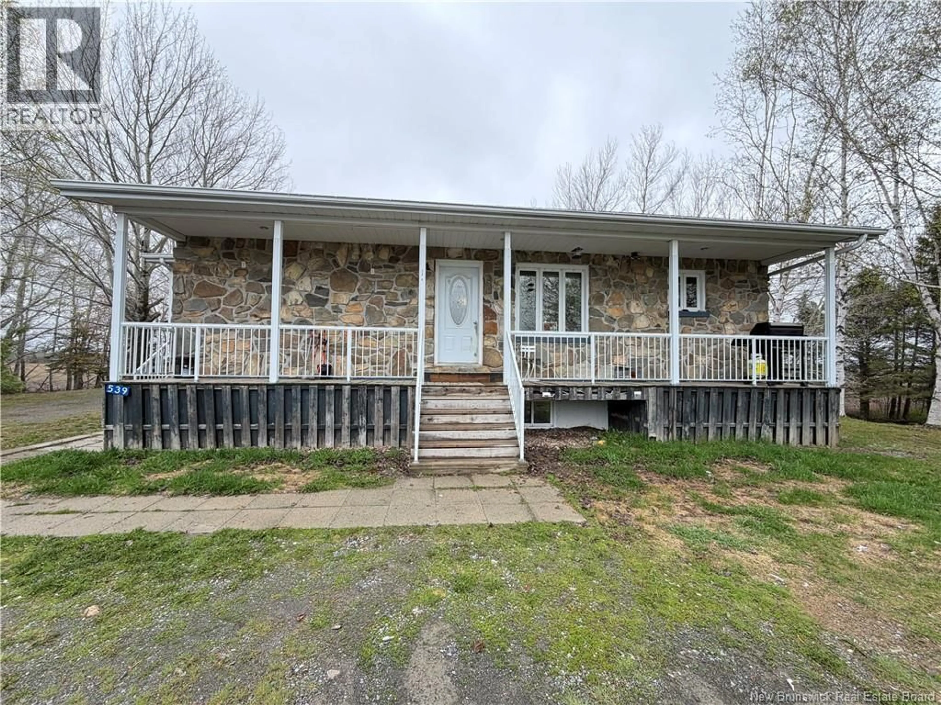 A pic from outside/outdoor area/front of a property/back of a property/a pic from drone, building for 539 ROUTE 260, Saint-Quentin New Brunswick E8A2L6
