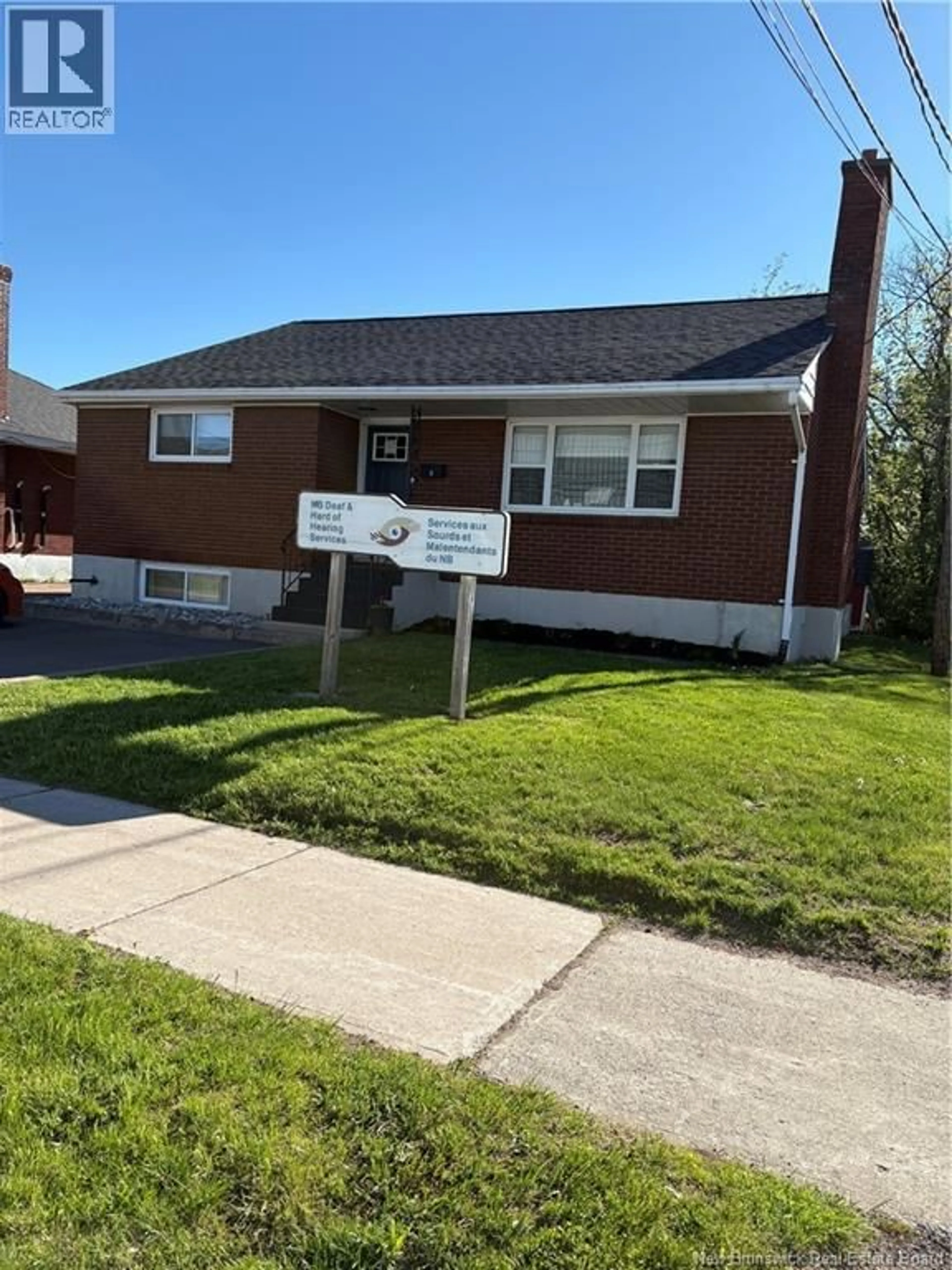 Home with vinyl exterior material, street for 11-13 LESLIE STREET, Moncton New Brunswick E1A7B9