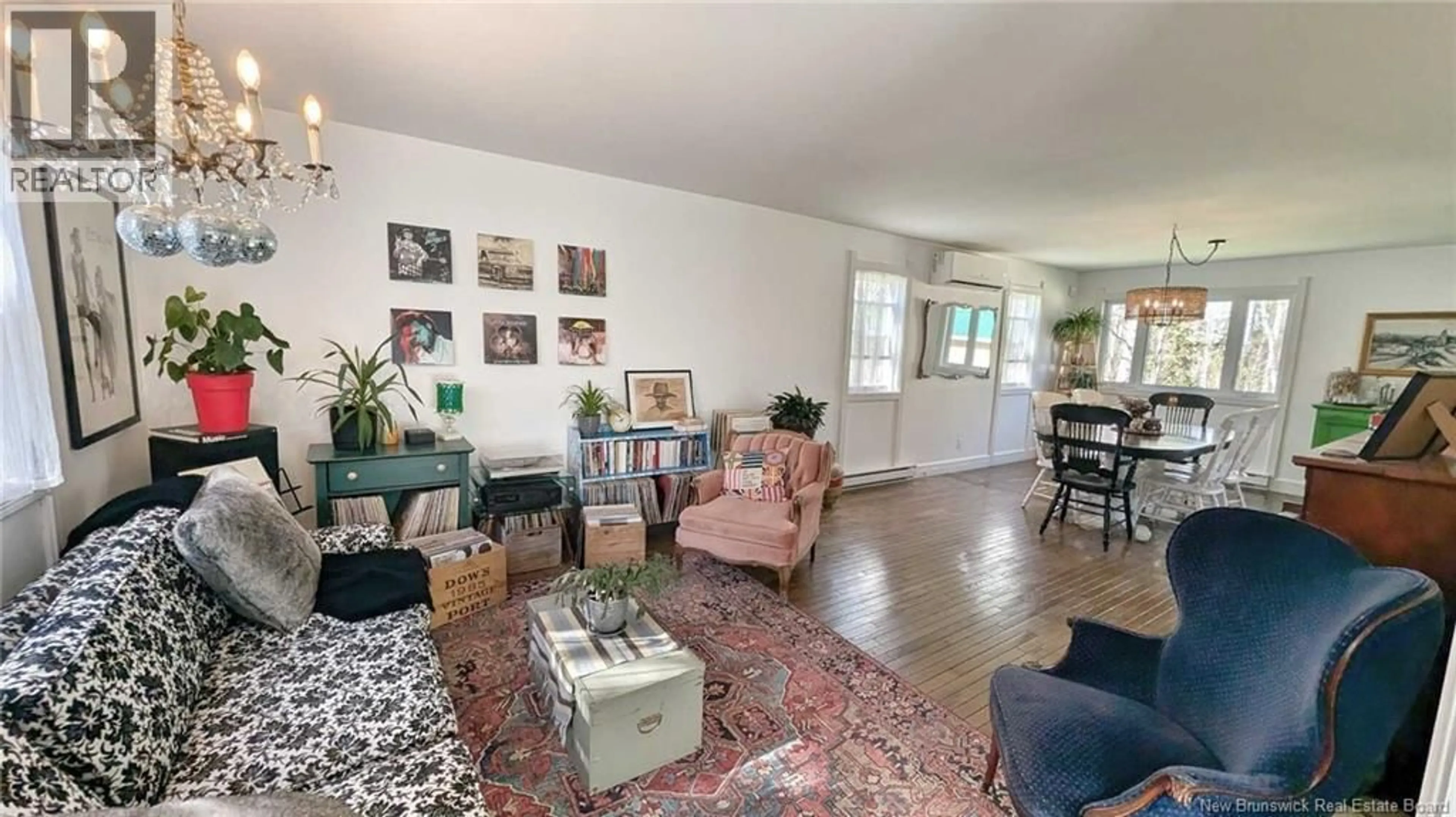 Living room with furniture, unknown for 22 RUE DU PONT STREET, Bertrand New Brunswick E1W1J2