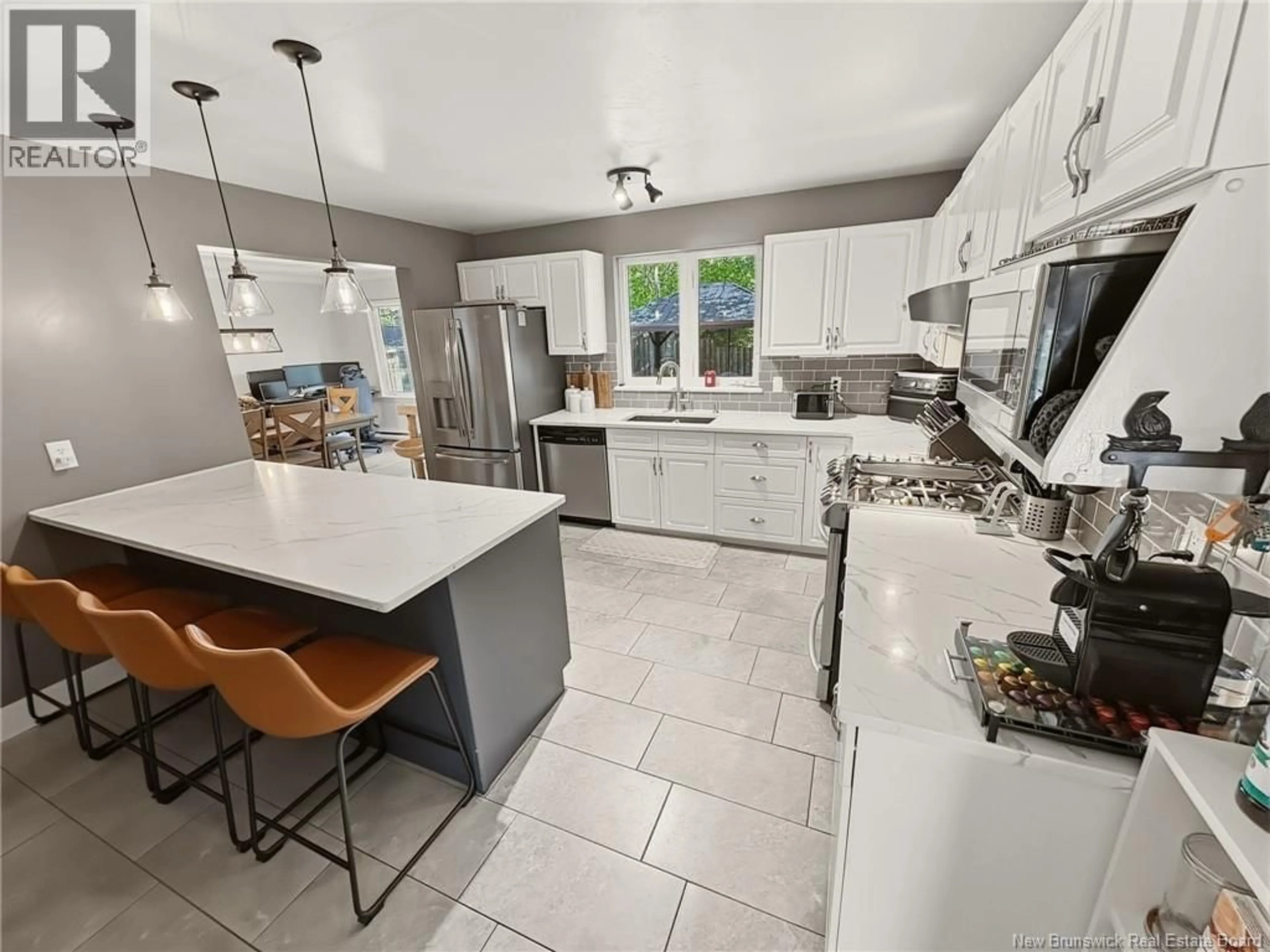 Open concept kitchen, ceramic/tile floor for 289 SHANNON DRIVE, Moncton New Brunswick E1G2H8