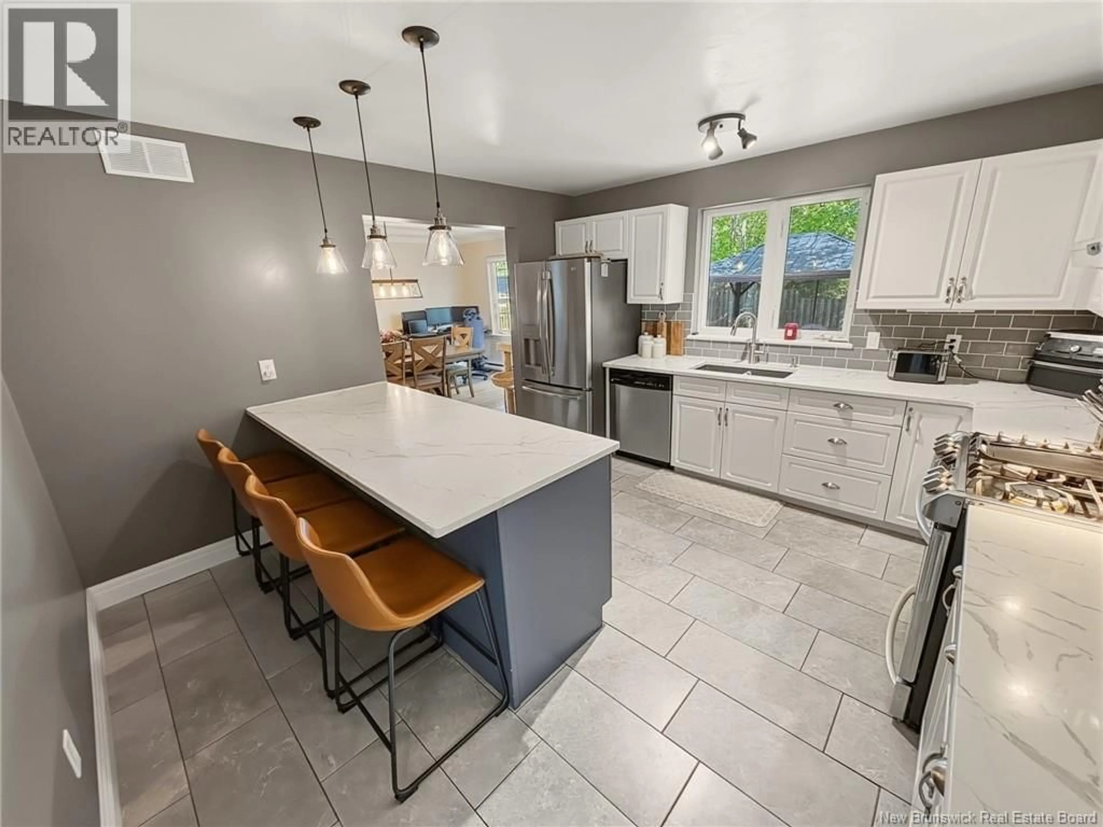 Open concept kitchen, ceramic/tile floor for 289 SHANNON DRIVE, Moncton New Brunswick E1G2H8