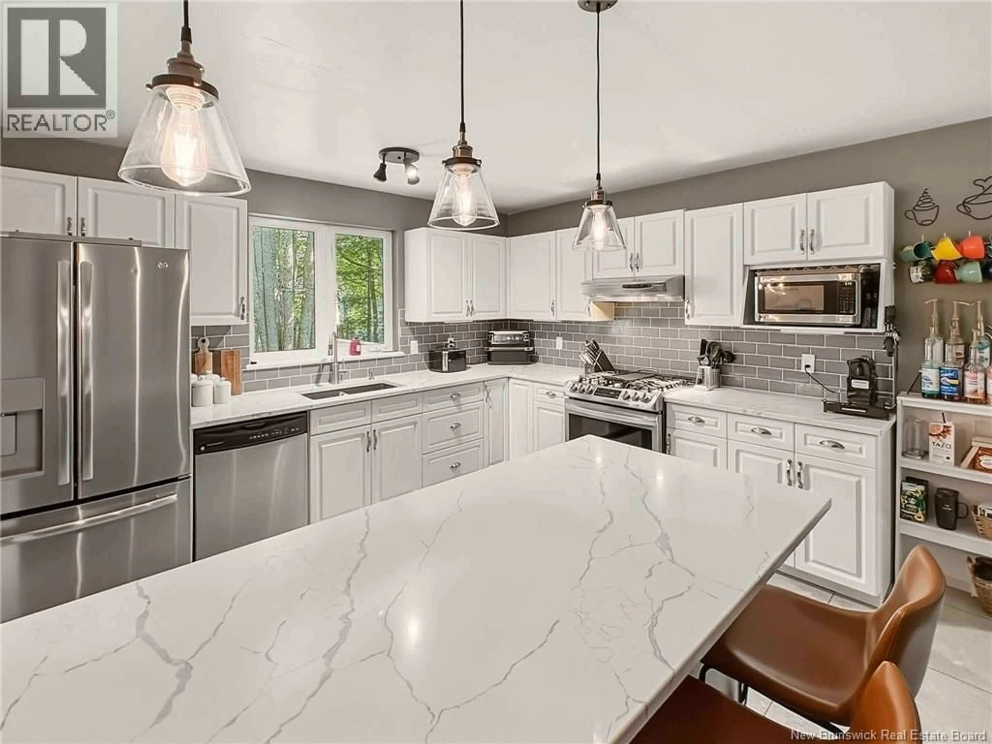 Open concept kitchen, ceramic/tile floor for 289 SHANNON DRIVE, Moncton New Brunswick E1G2H8