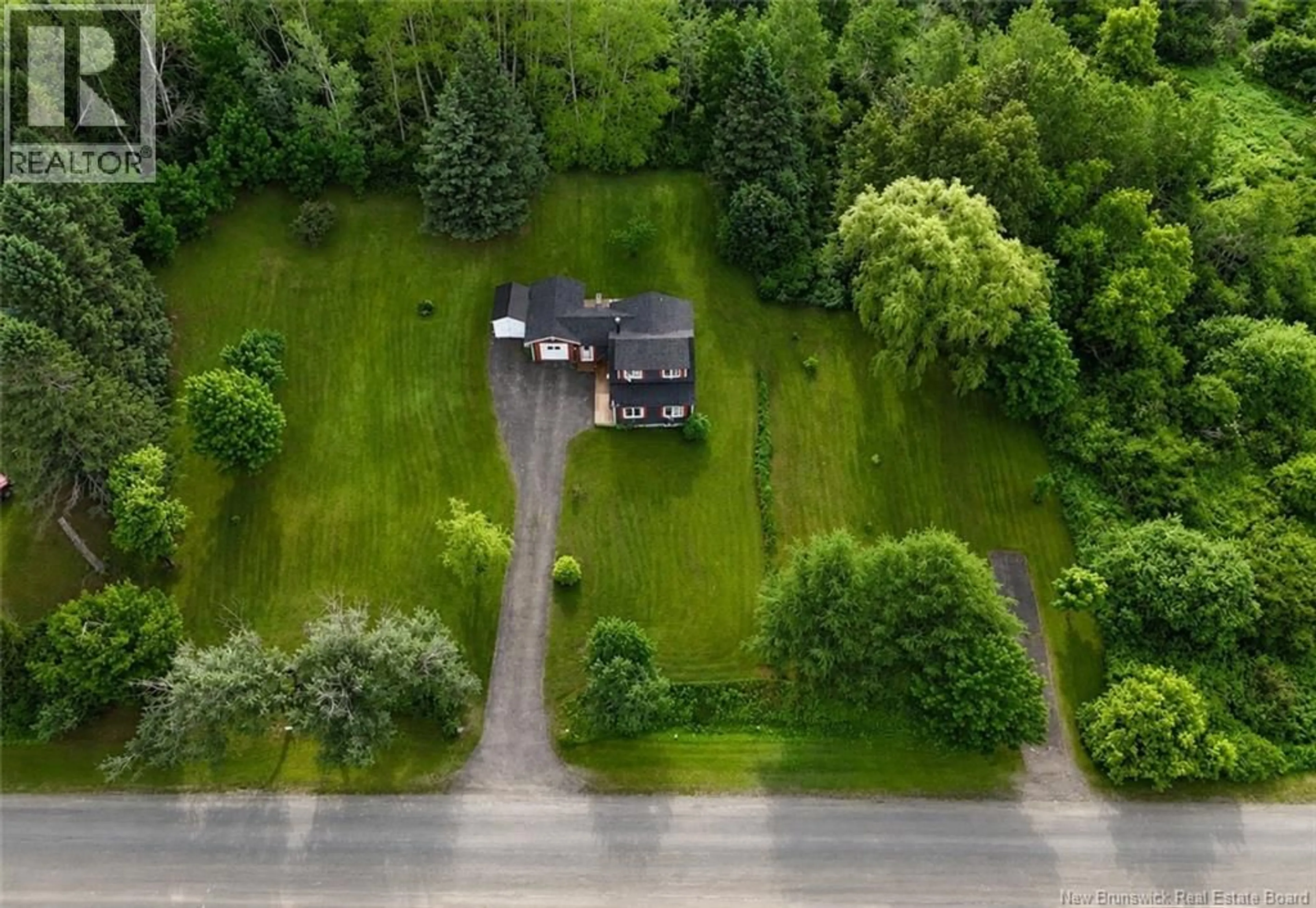 A pic from outside/outdoor area/front of a property/back of a property/a pic from drone, street for No 2 - 38 OLD ROUTE 2, Four Falls New Brunswick E3Z2G1