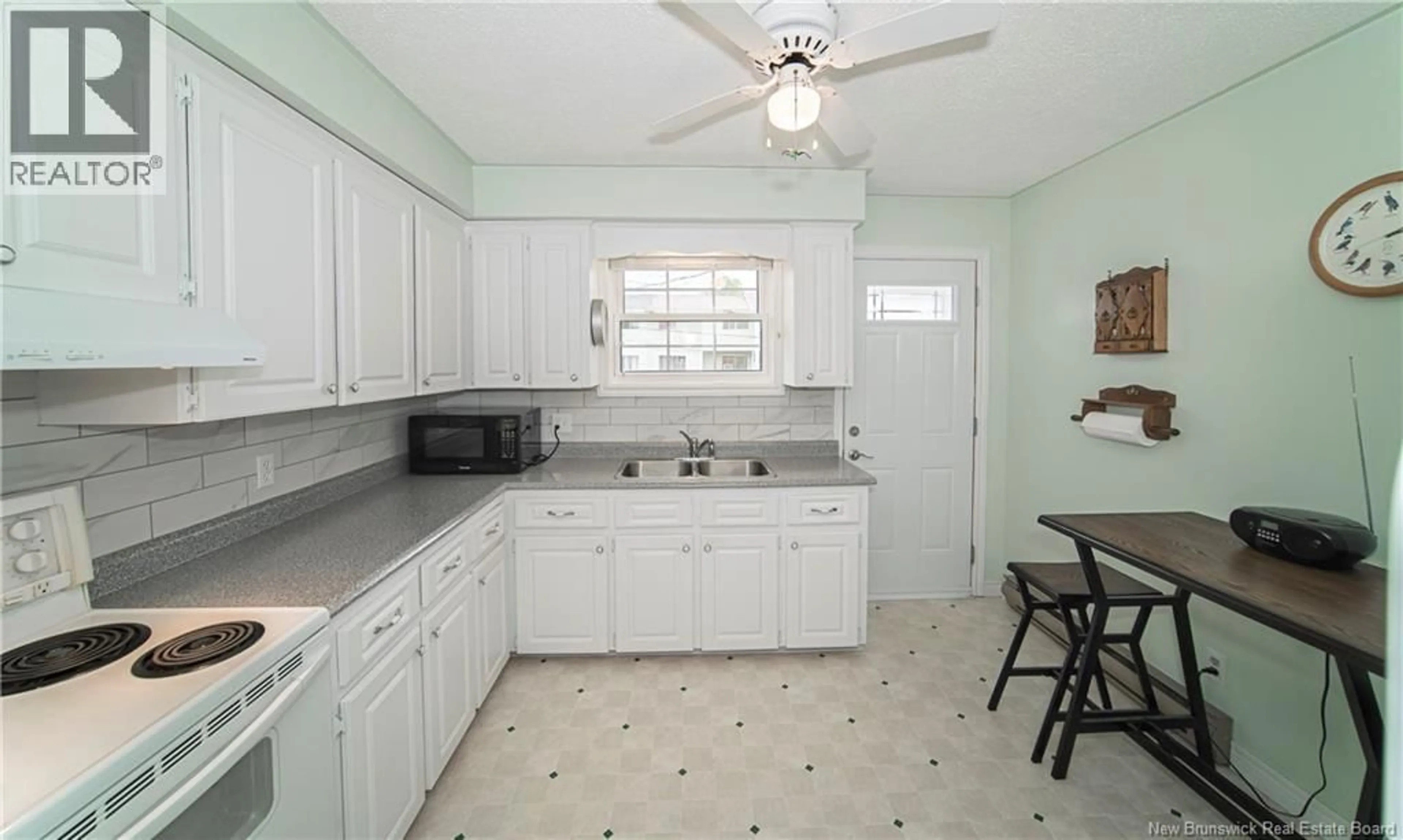 Standard kitchen, ceramic/tile floor for 19 HATHEWAY STREET, Fredericton New Brunswick E3B6H4