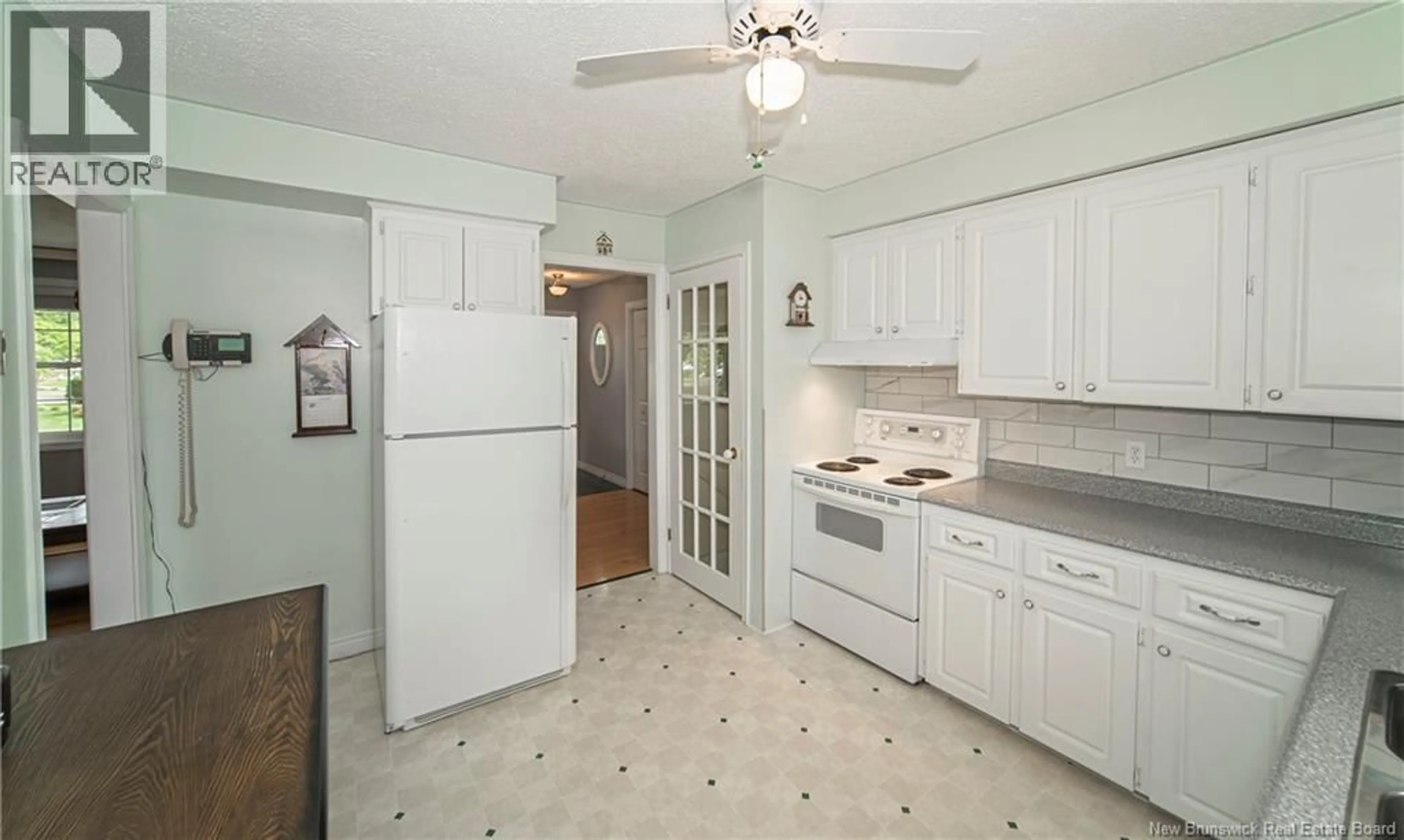 Standard kitchen, ceramic/tile floor for 19 HATHEWAY STREET, Fredericton New Brunswick E3B6H4