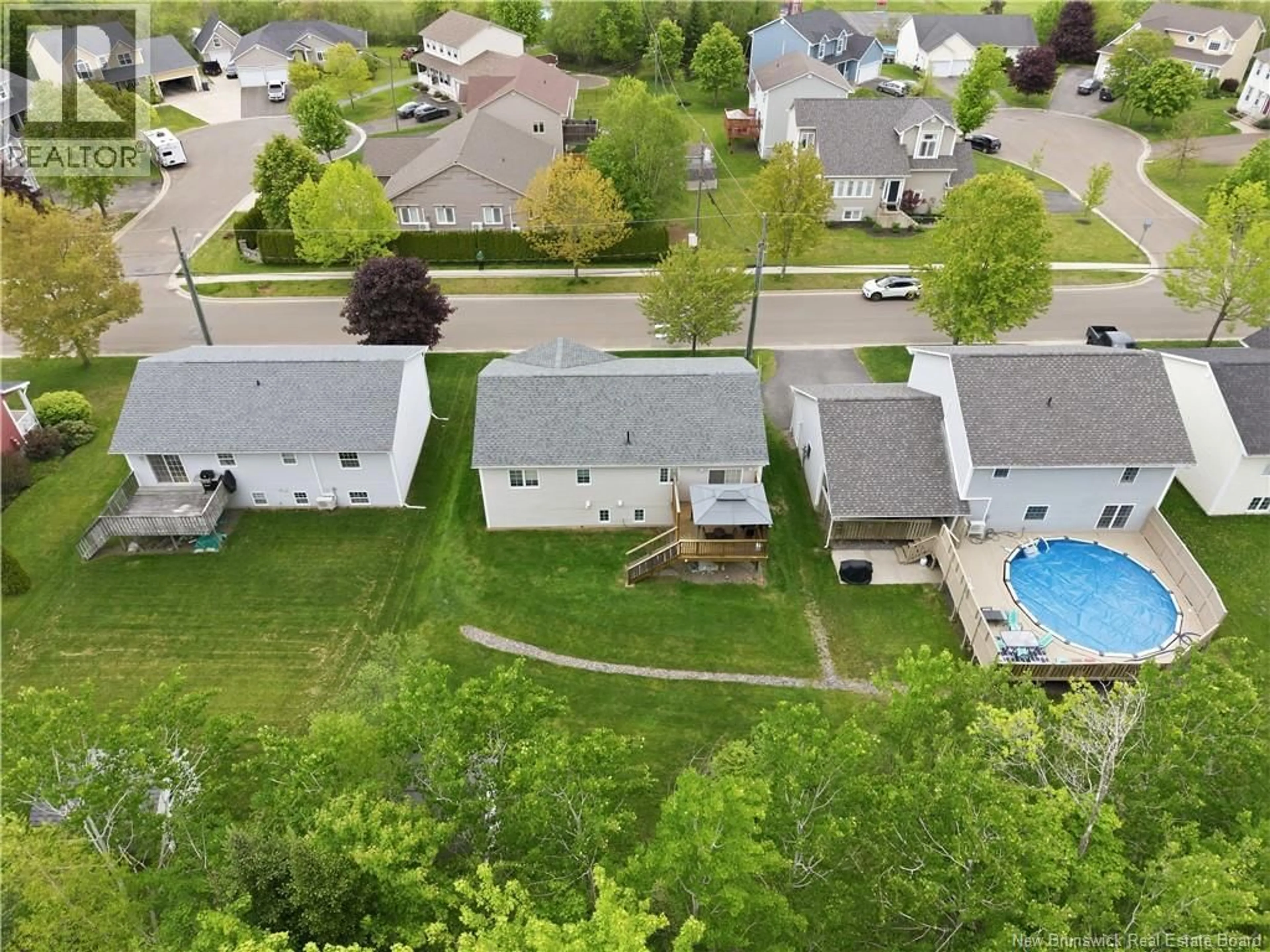 A pic from outside/outdoor area/front of a property/back of a property/a pic from drone, street for 92 MCGIBBON STREET, Fredericton New Brunswick E3B9S2