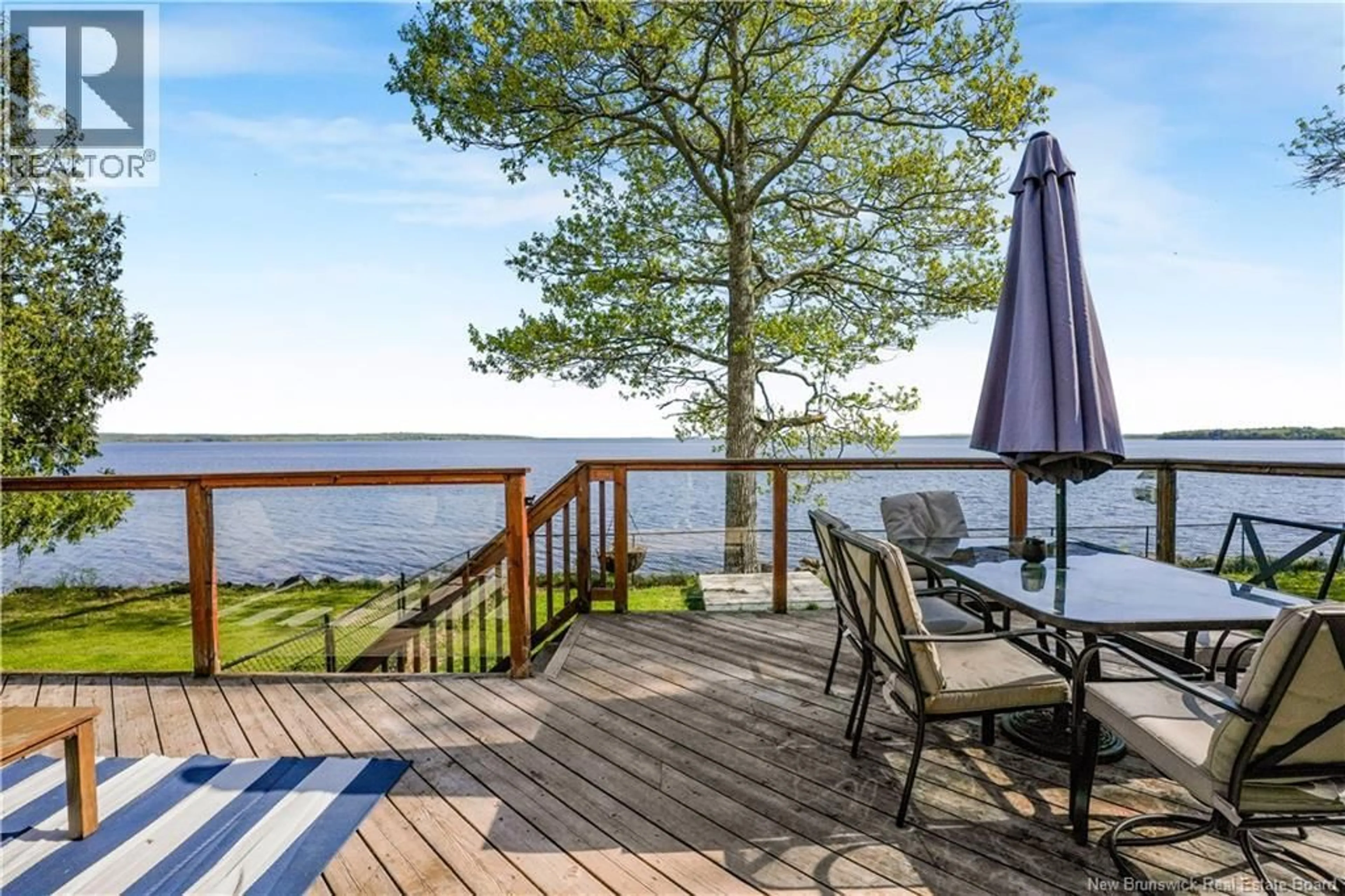 Patio, water/lake/river/ocean view for 27 GRANDVIEW LANE, Grand Lake New Brunswick E4B1X7
