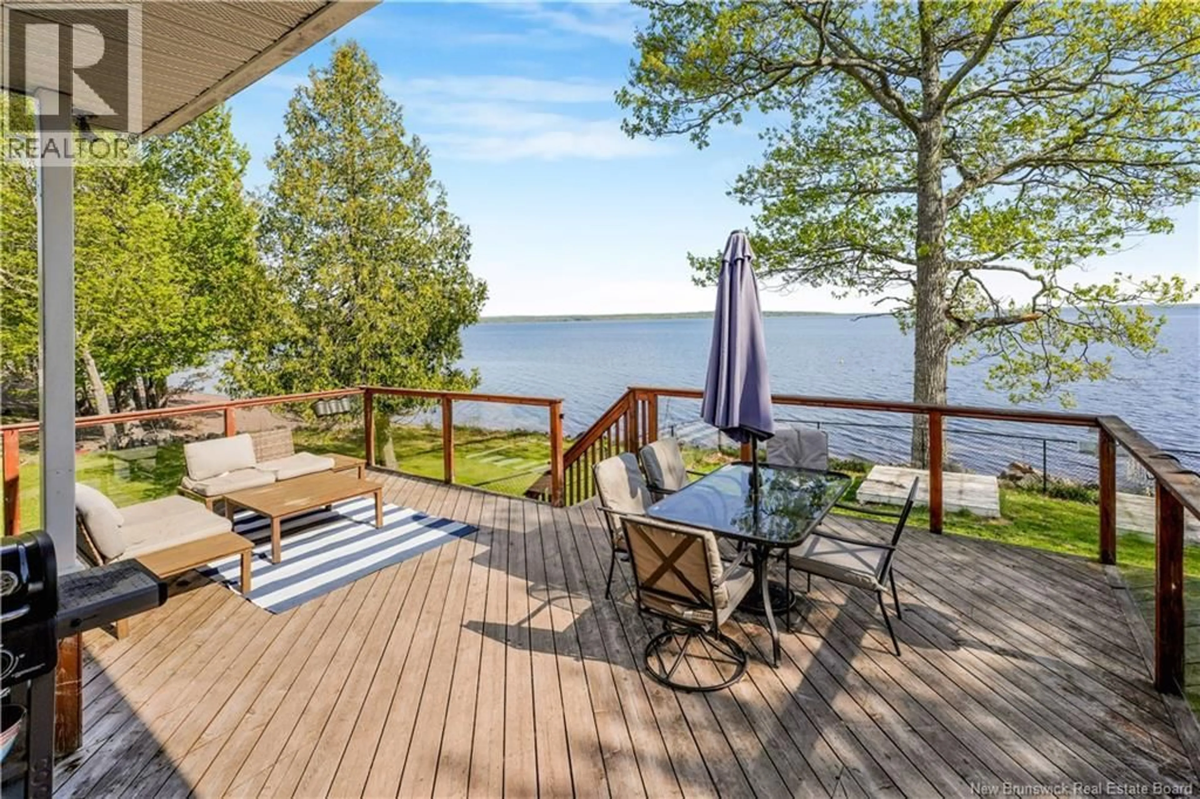 Patio, water/lake/river/ocean view for 27 GRANDVIEW LANE, Grand Lake New Brunswick E4B1X7