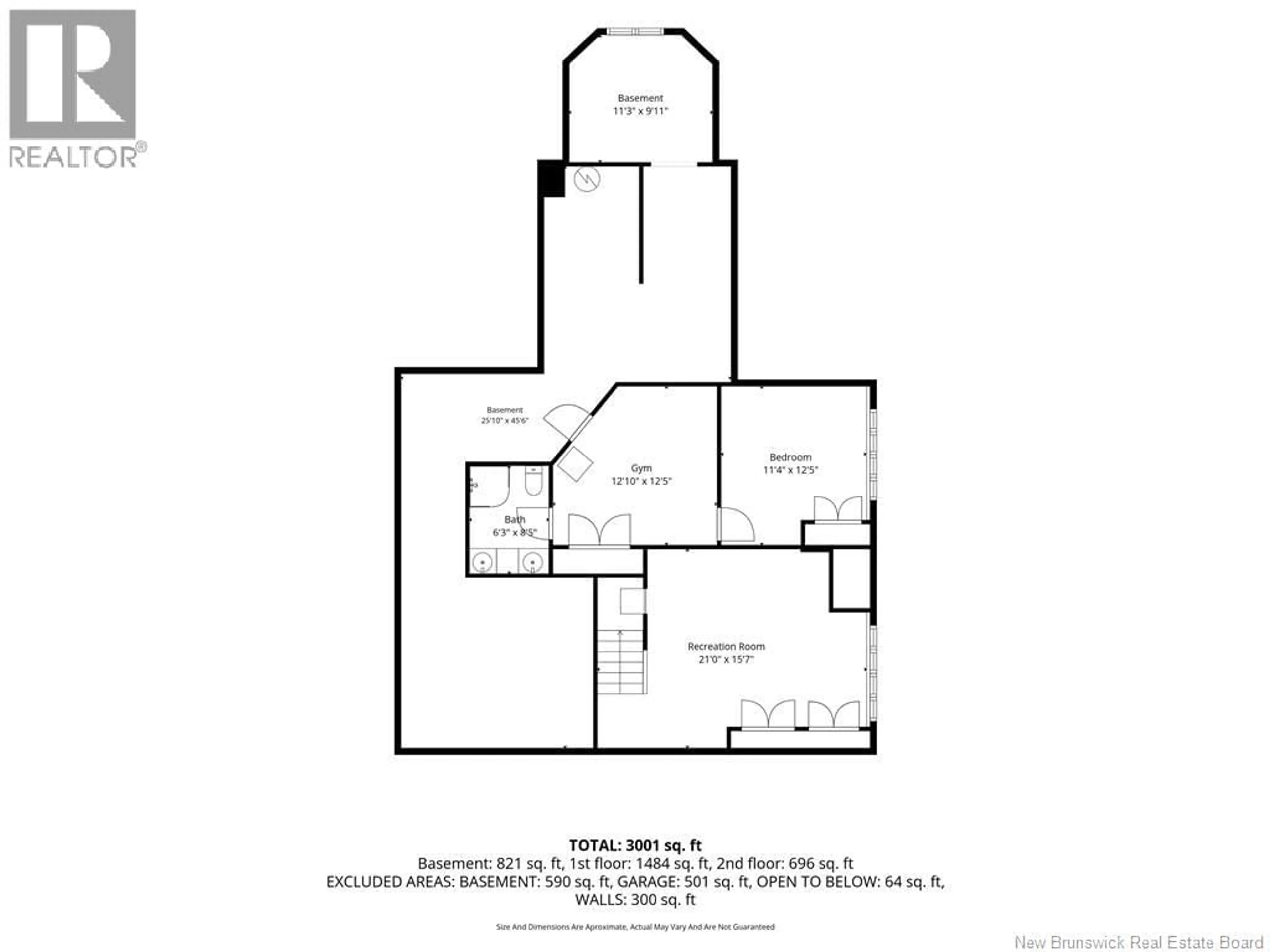 Floor plan for 1506 ROUTE 525, Sainte-Marie-De-Kent New Brunswick E4S2H8