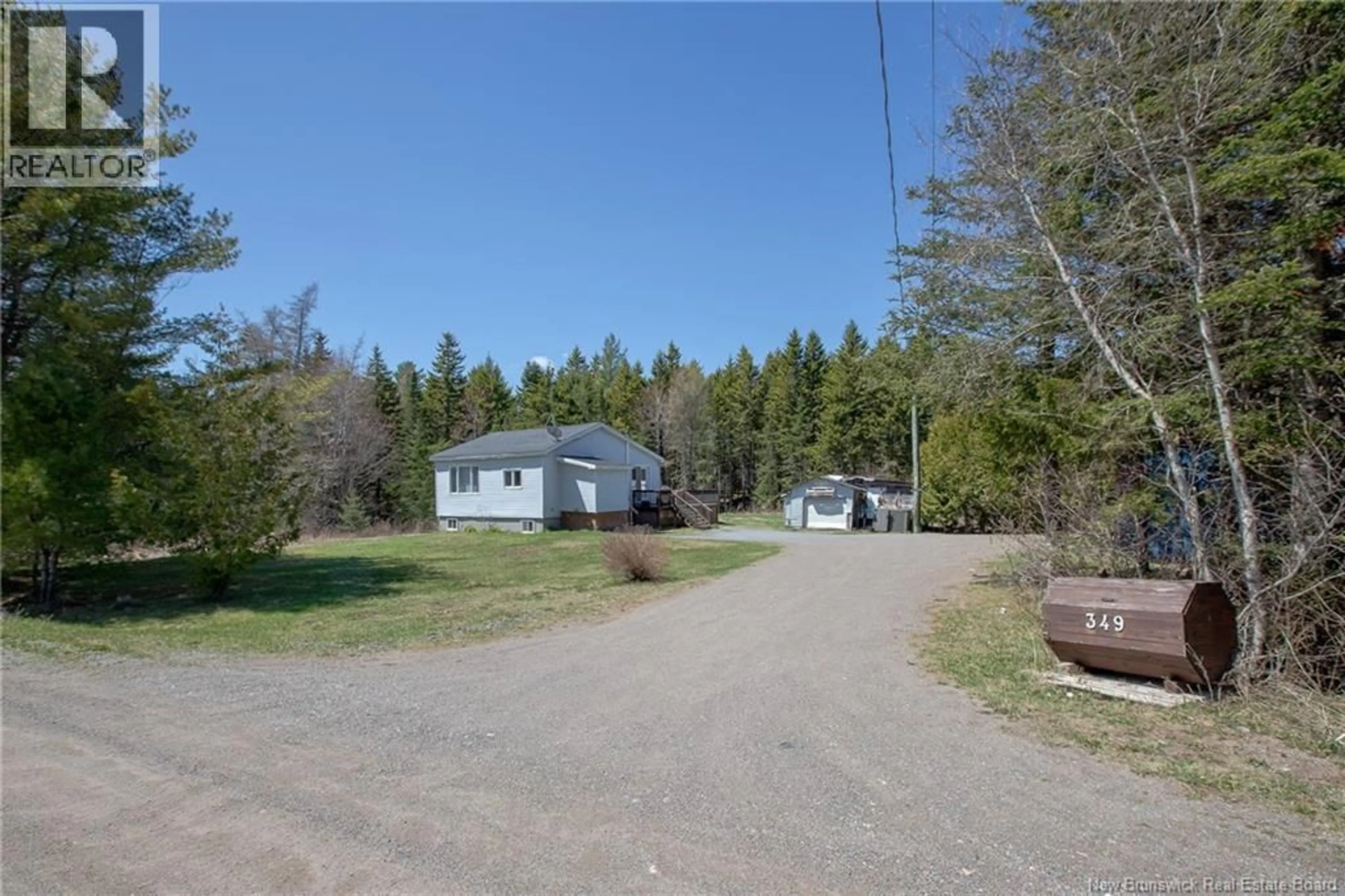 A pic from outside/outdoor area/front of a property/back of a property/a pic from drone, street for 349 MILKISH CREEK ROAD, Summerville New Brunswick E5S1V7