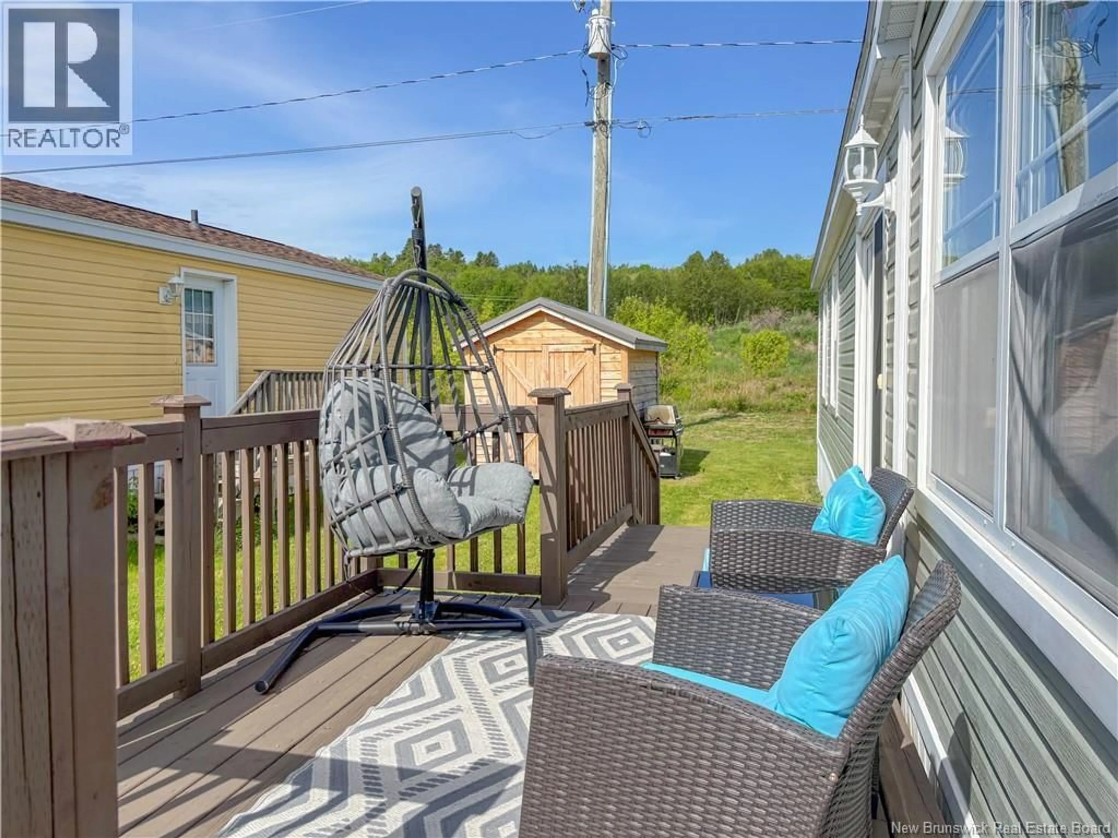 Patio, water/lake/river/ocean view for 14 IVORY COURT, Woodstock New Brunswick E7M0G5