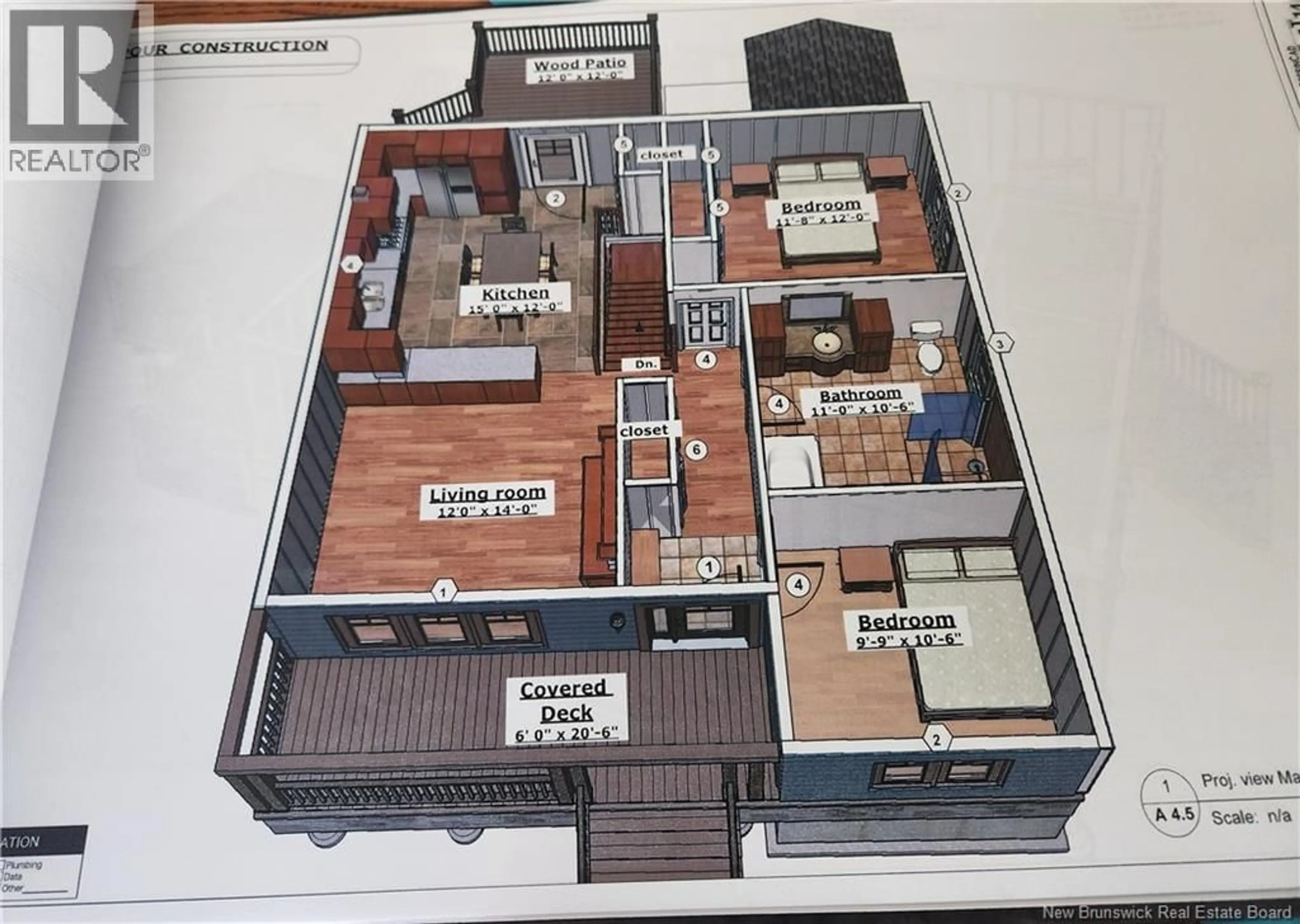 Floor plan for 26 RUE MGR MELANSON RUE, Saint-Quentin New Brunswick E8A1X3
