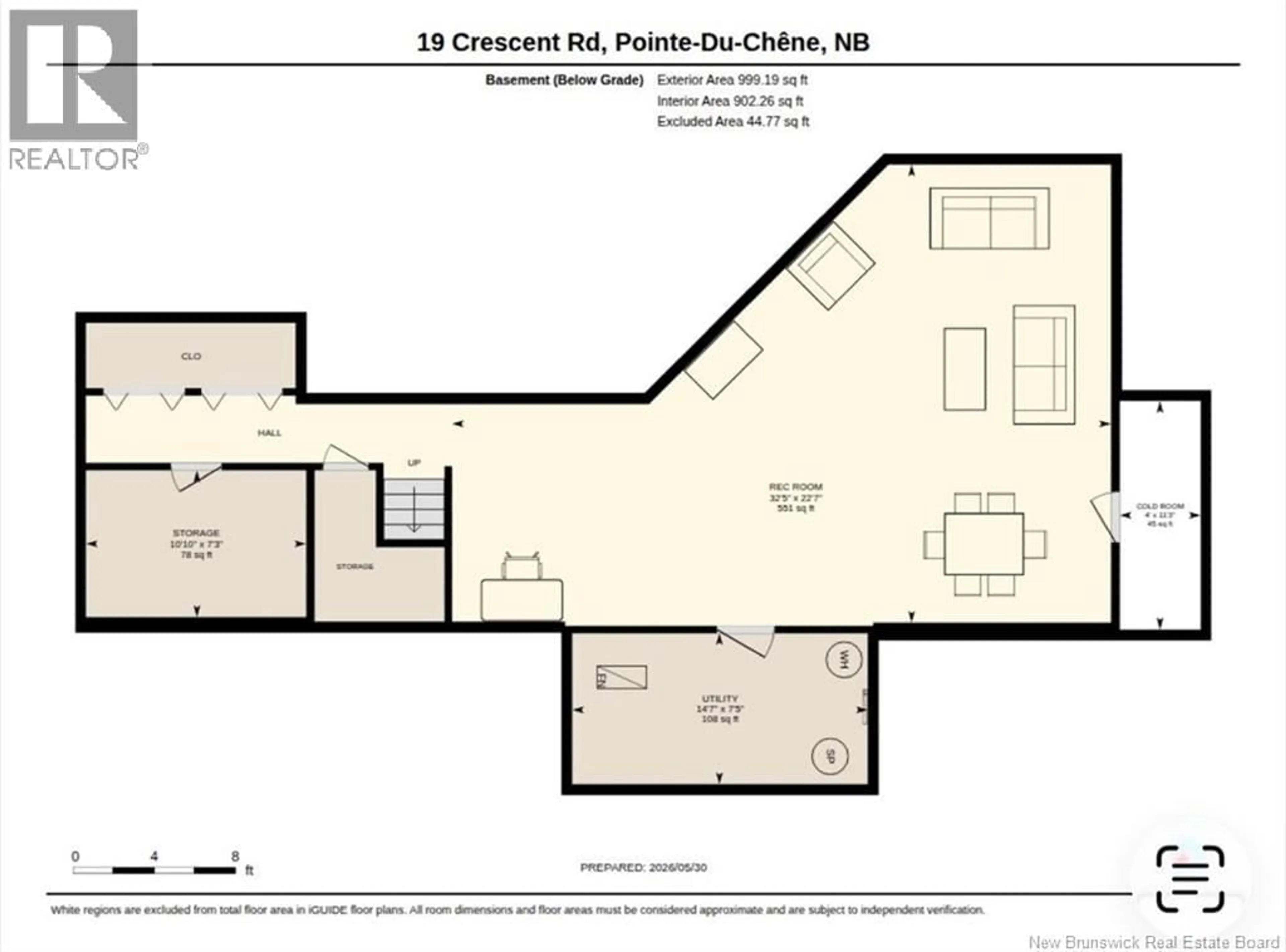 Floor plan for 19 CRESCENT ROAD, Shediac New Brunswick E4P4B3