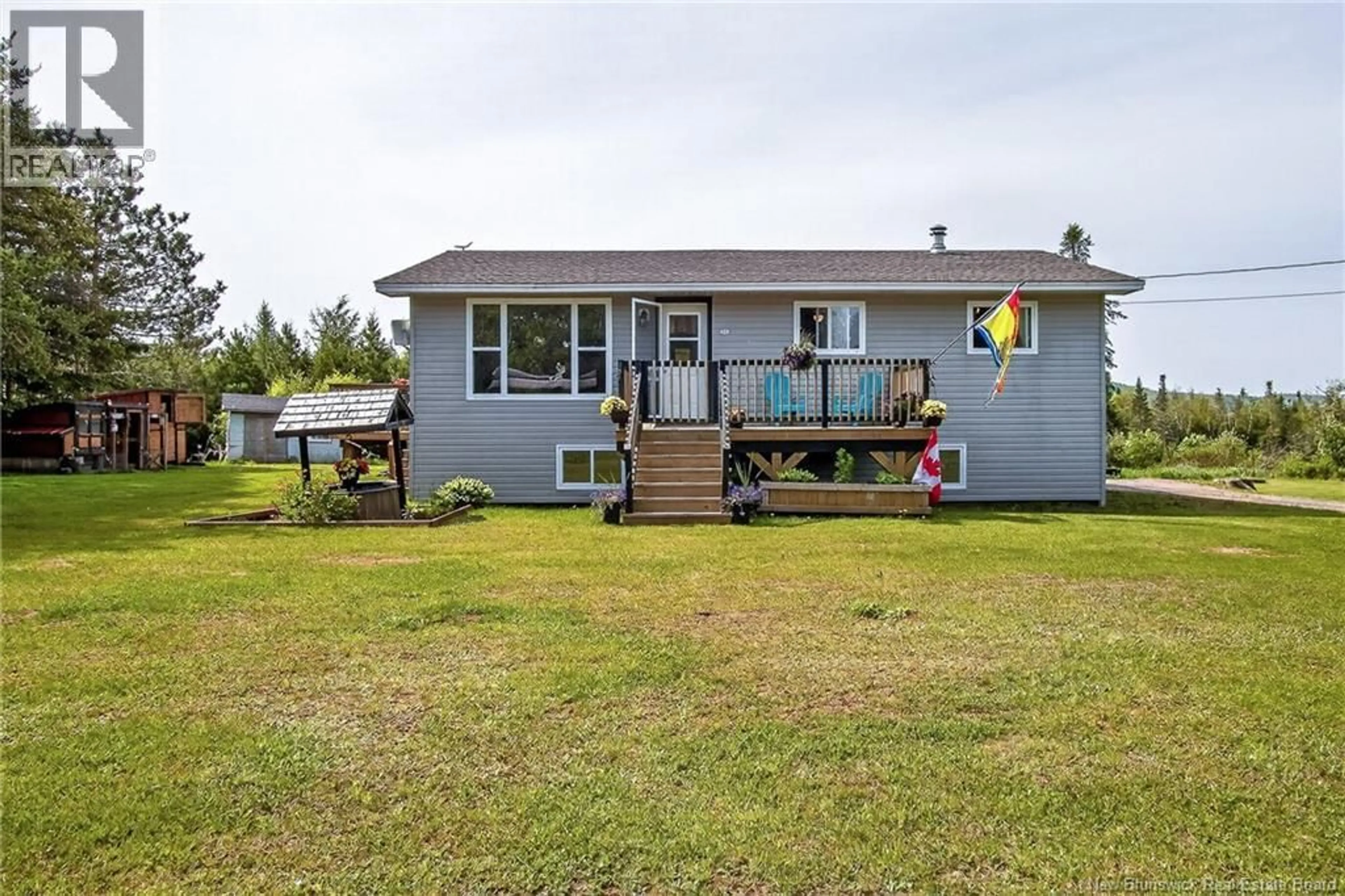 A pic from outside/outdoor area/front of a property/back of a property/a pic from drone, water/lake/river/ocean view for 371 TITUSVILLE ROAD, Titusville New Brunswick E5N3T1