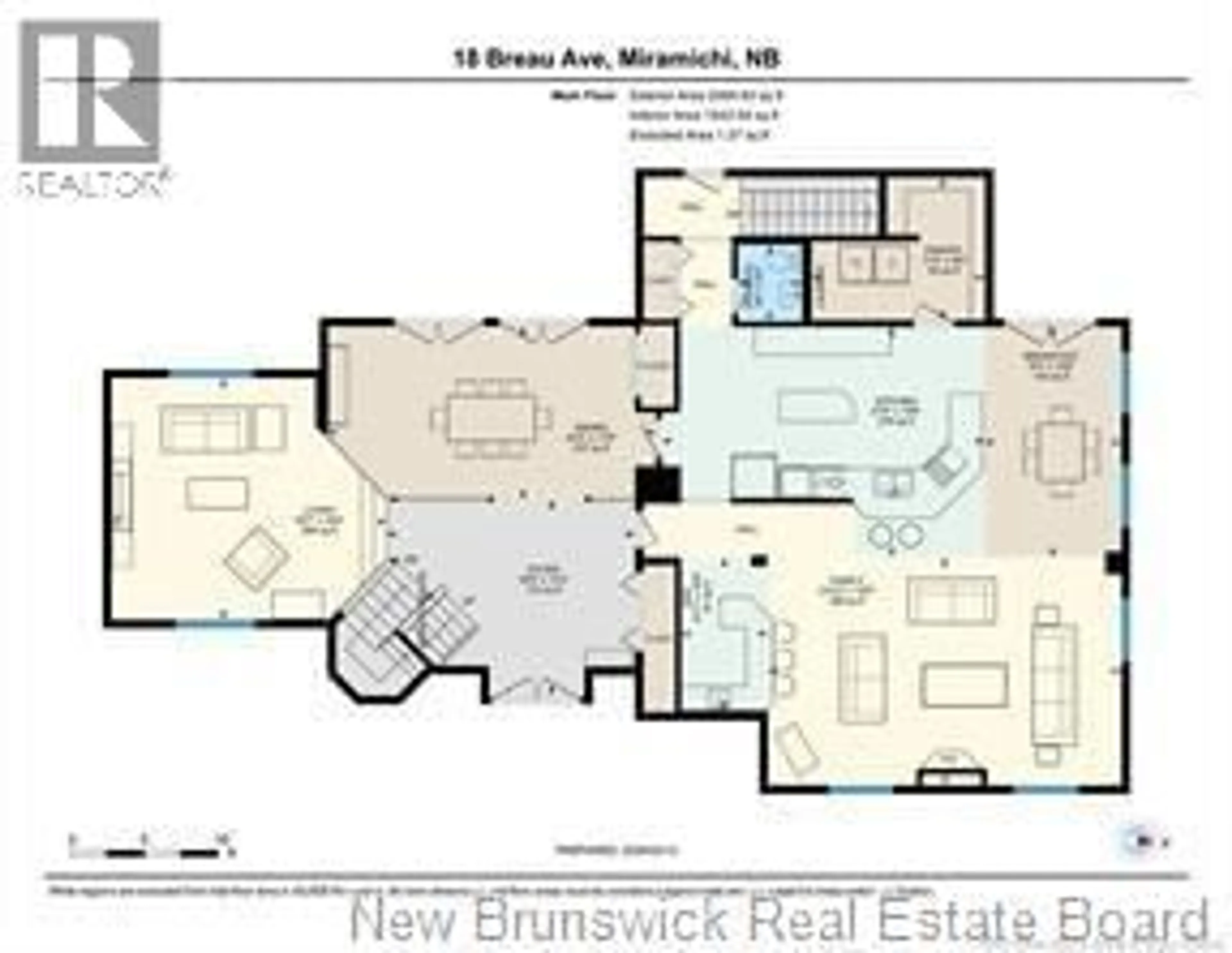 Floor plan for 18 BREAU AVENUE, Miramichi New Brunswick E1N6M8