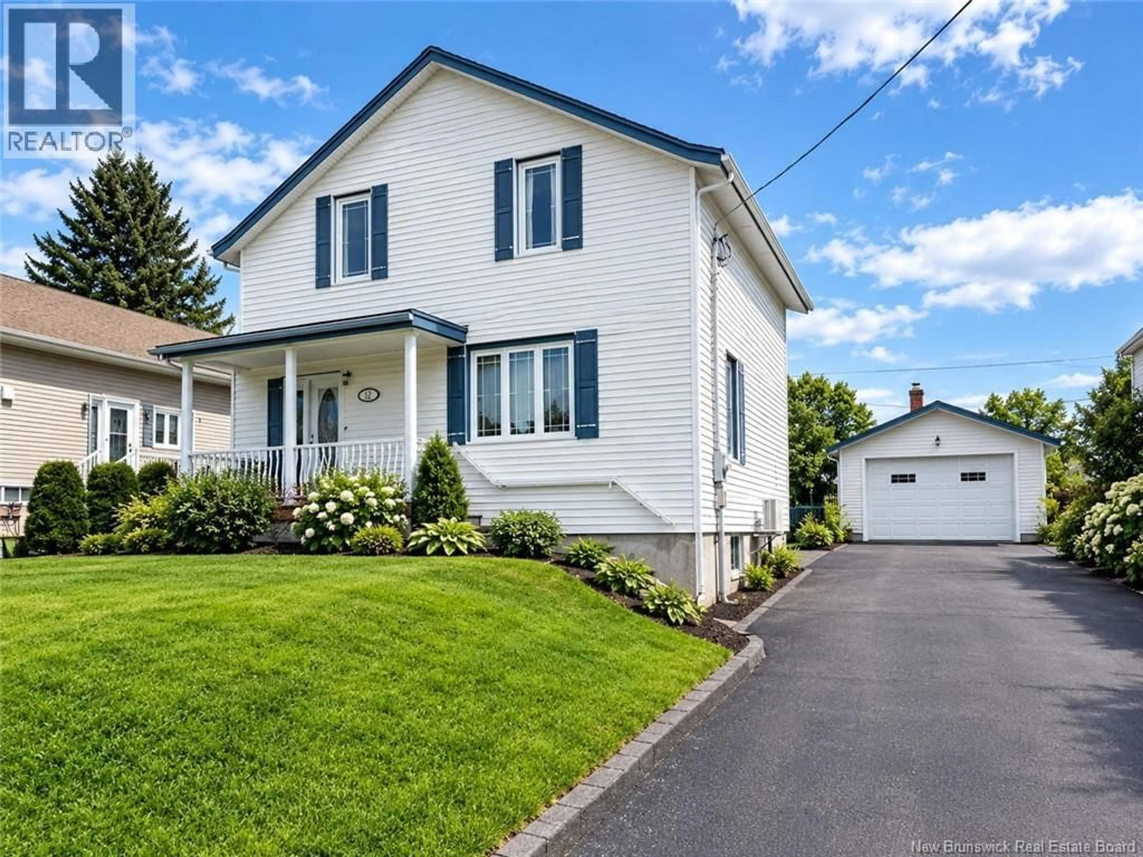 Home with vinyl exterior material, street for 115 46TH AVE, Edmundston New Brunswick E3V3B7