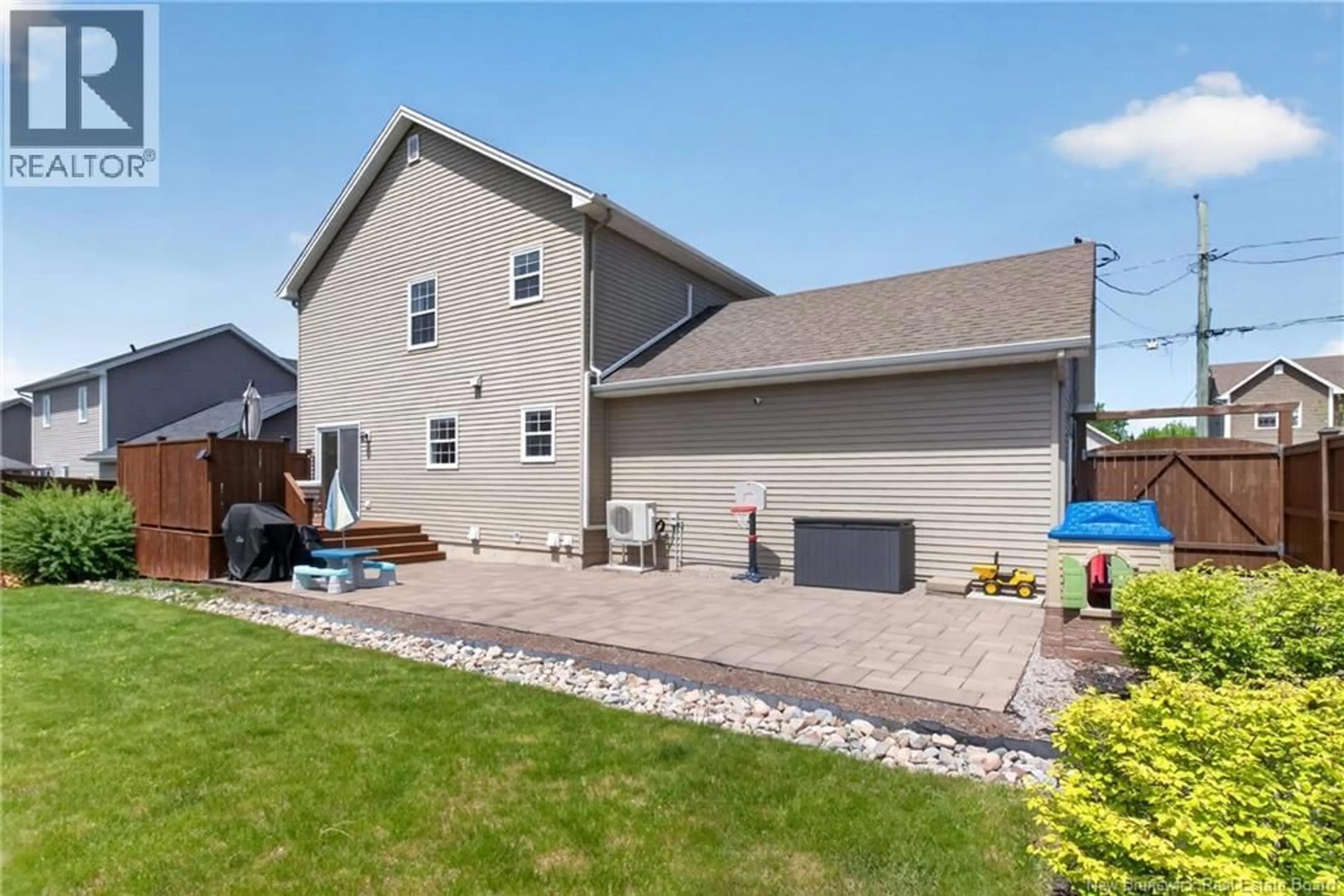 Home with vinyl exterior material, street for 35 DES AUBES STREET, Dieppe New Brunswick E1A9G2
