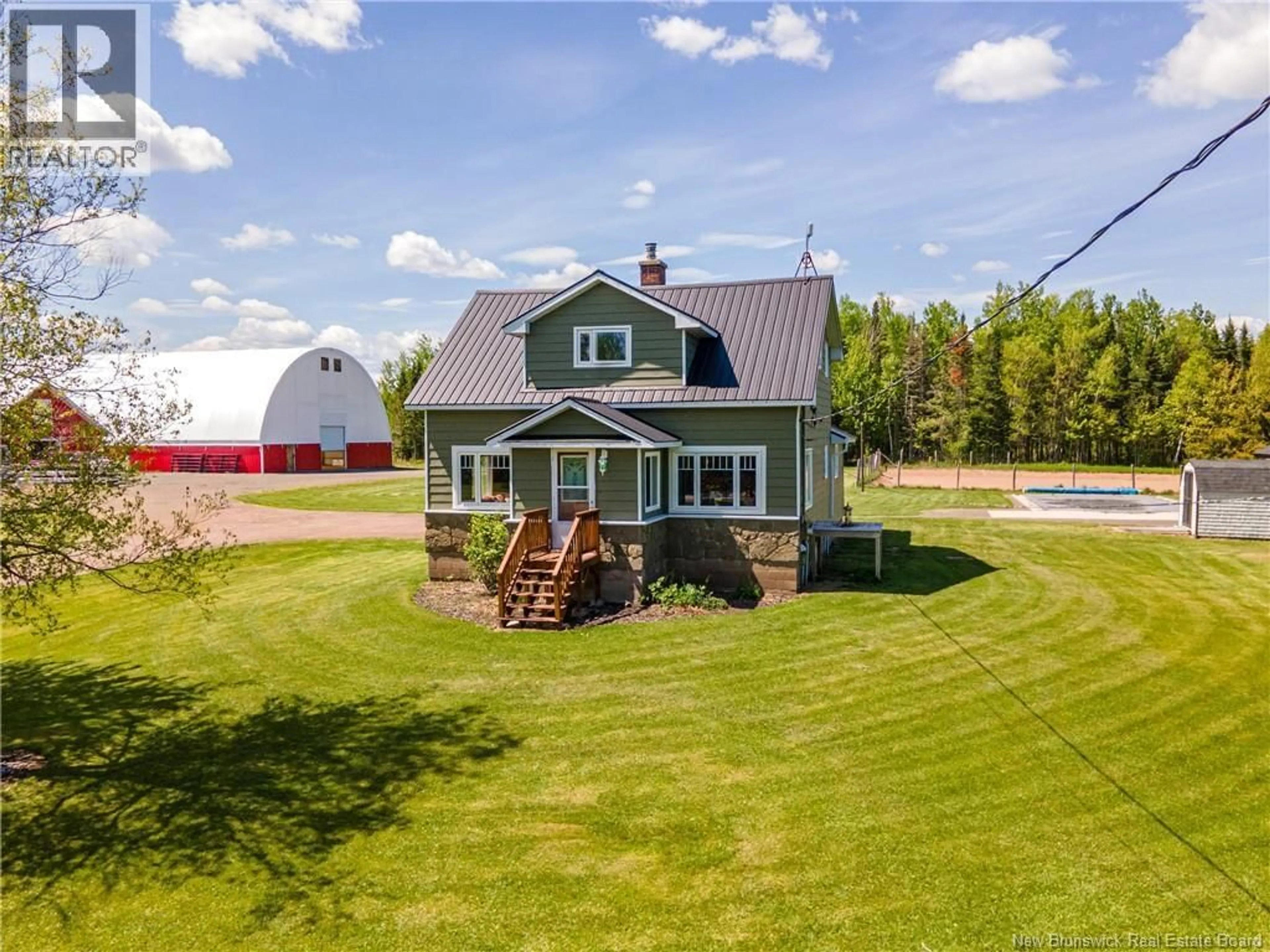 A pic from outside/outdoor area/front of a property/back of a property/a pic from drone, water/lake/river/ocean view for 4264 ROUTE 515, Sainte-Marie-De-Kent New Brunswick E4S5H9