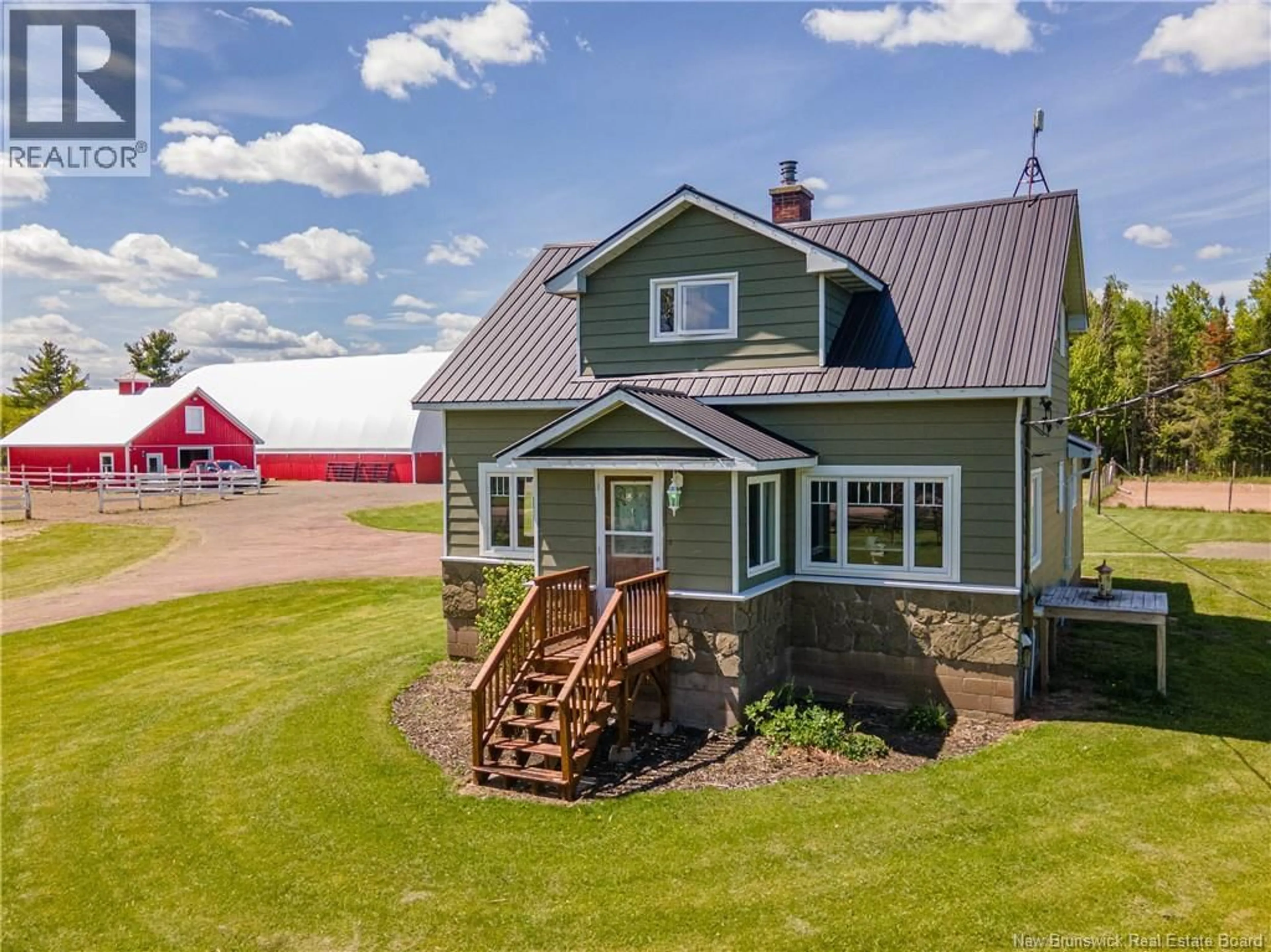 A pic from outside/outdoor area/front of a property/back of a property/a pic from drone, unknown for 4264 ROUTE 515, Sainte-Marie-De-Kent New Brunswick E4S5H9