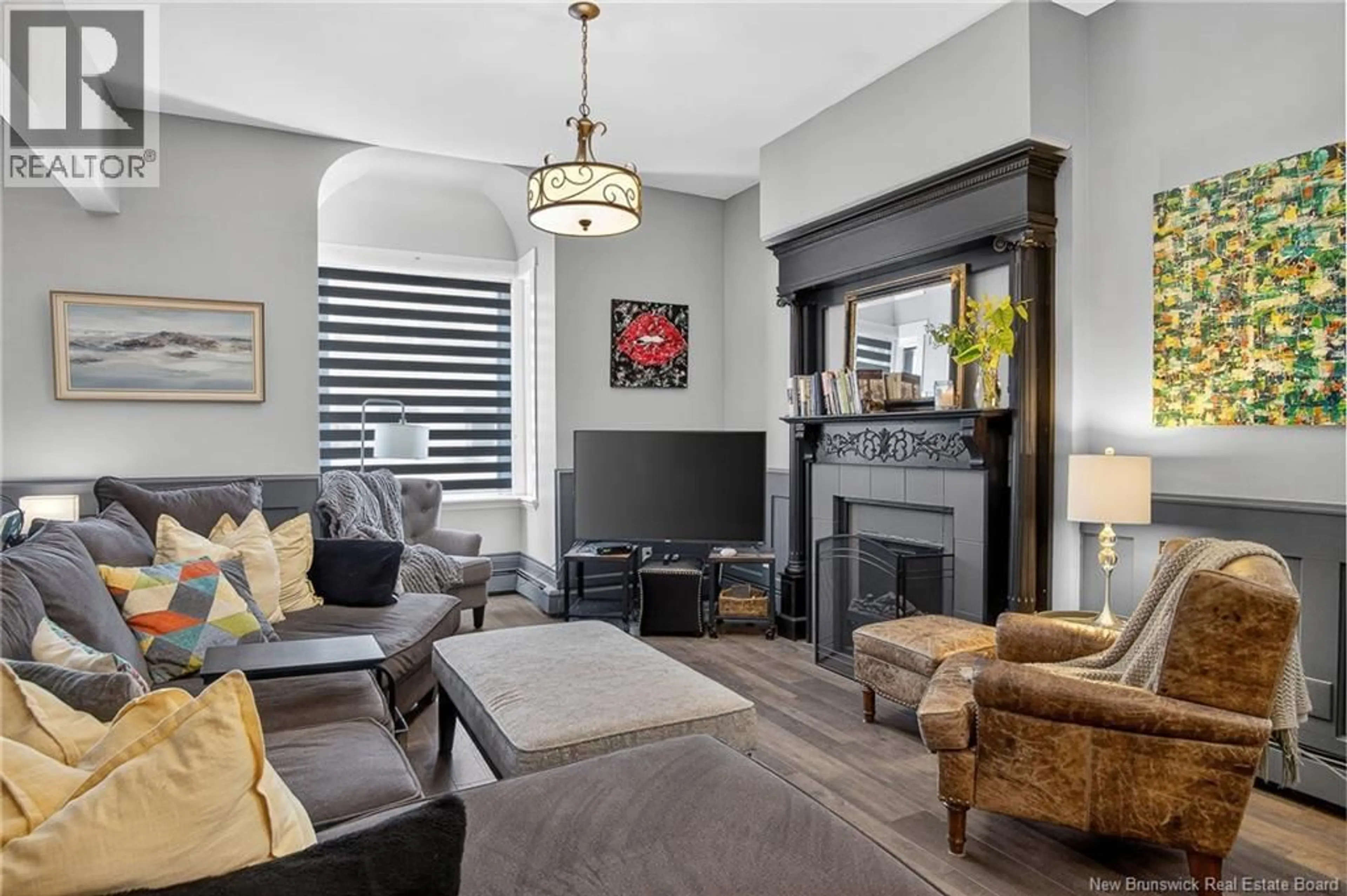 Living room with furniture, unknown for 52 DORCHESTER STREET, Saint John New Brunswick E2L3H9