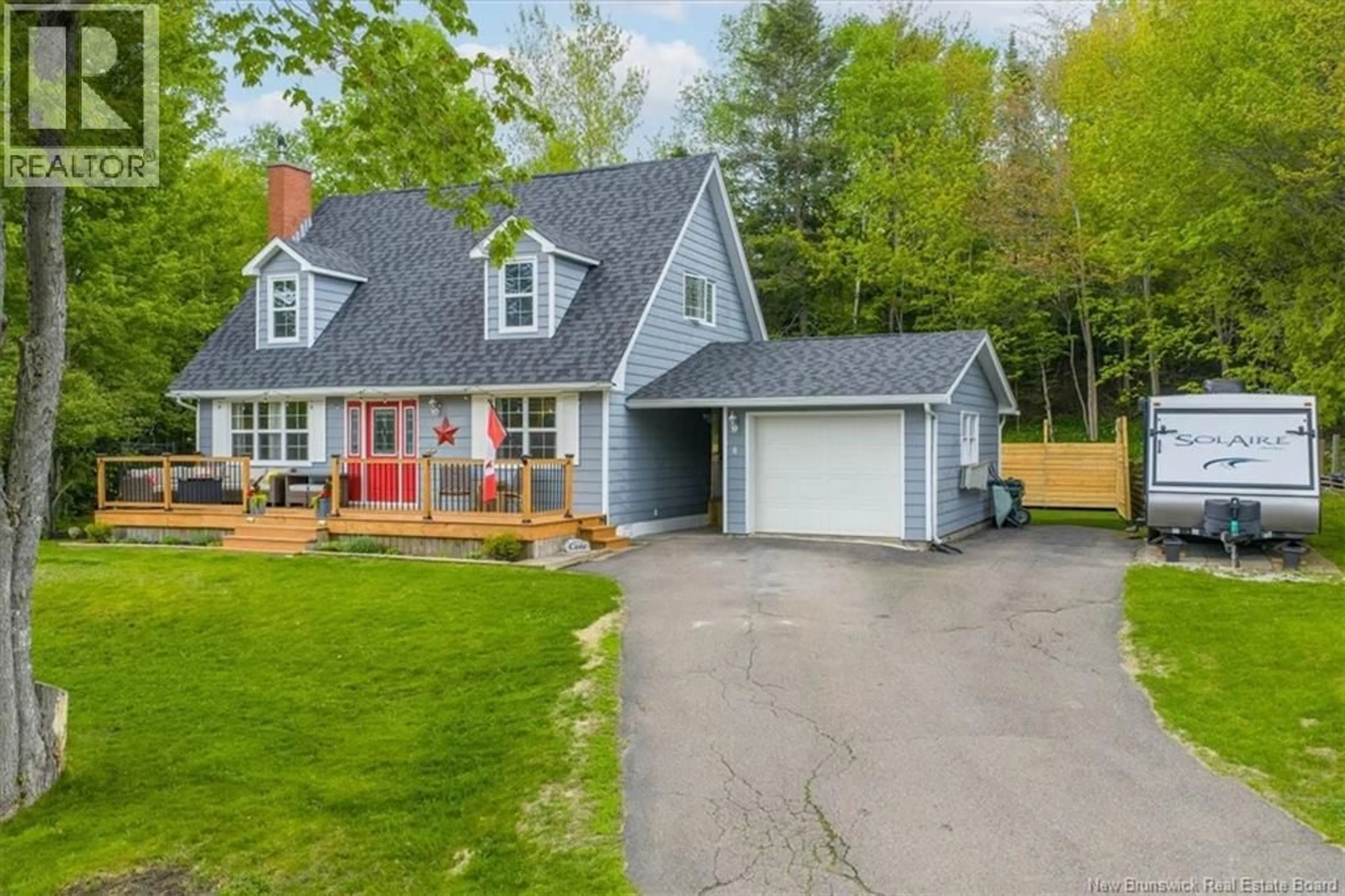 A pic from outside/outdoor area/front of a property/back of a property/a pic from drone, street for 6 CRESTWOOD DRIVE, Rothesay New Brunswick E2E5H4